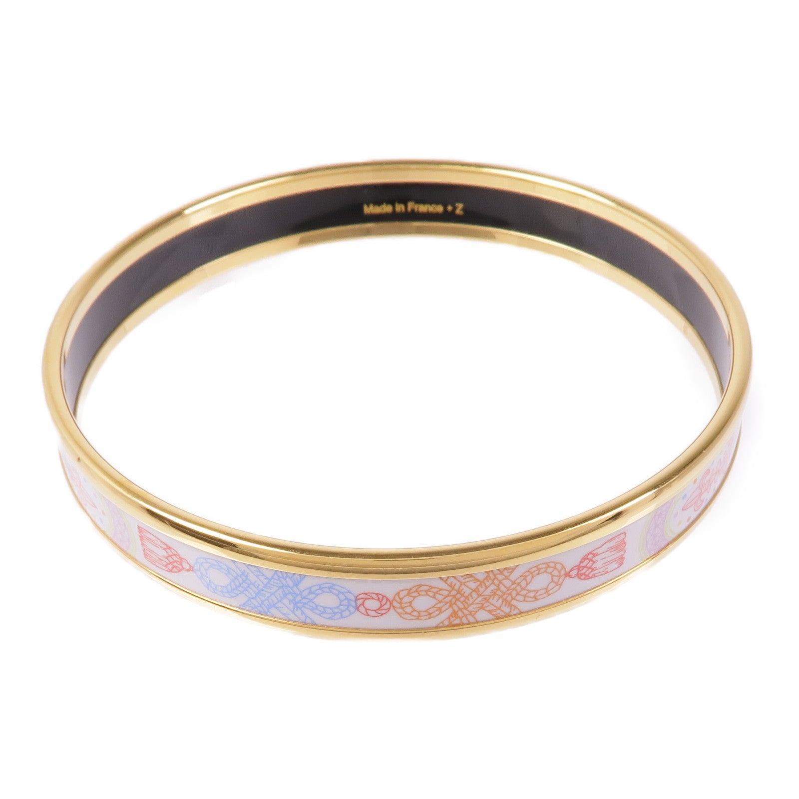 HERMES 金屬/琺瑯Uni Bangle手鐲