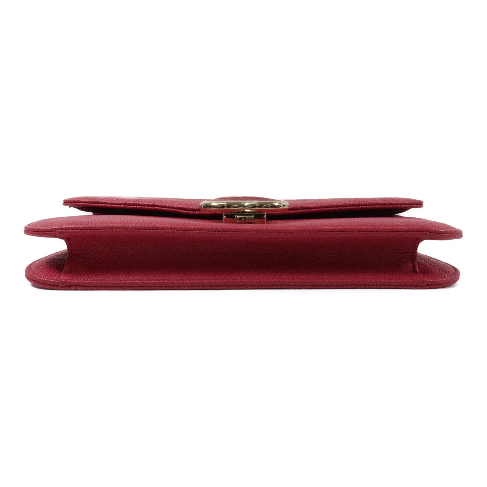 CHANEL 牛皮皮革Thread Around Flap Bag鏈帶肩背袋