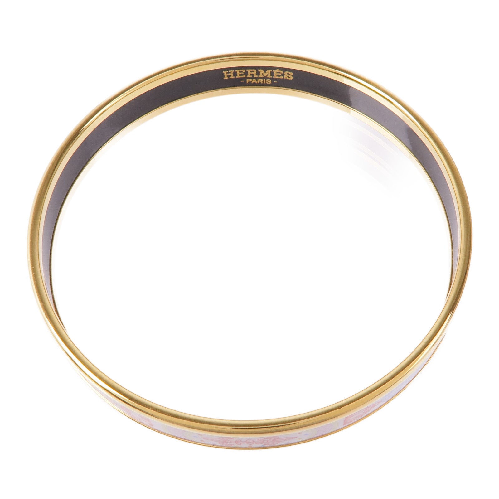 HERMES 金屬/琺瑯Uni Bangle手鐲