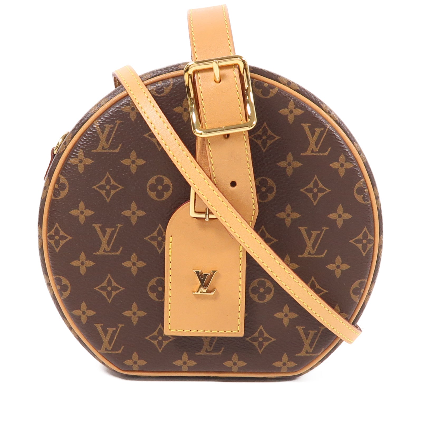 LOUIS VUITTON 【激減優惠】Monogram Petite Boite Chapeau金扣手挽肩背兩用袋