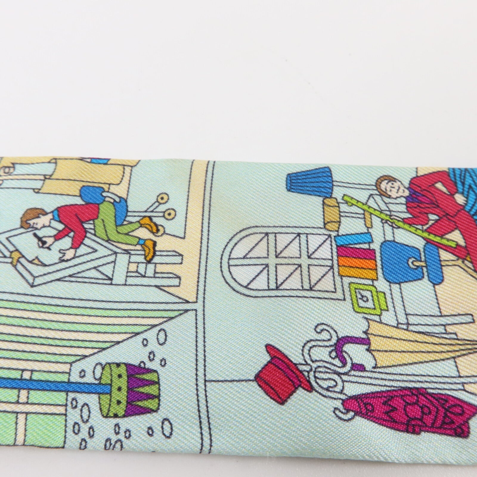 HERMES 絲質Twilly絲巾