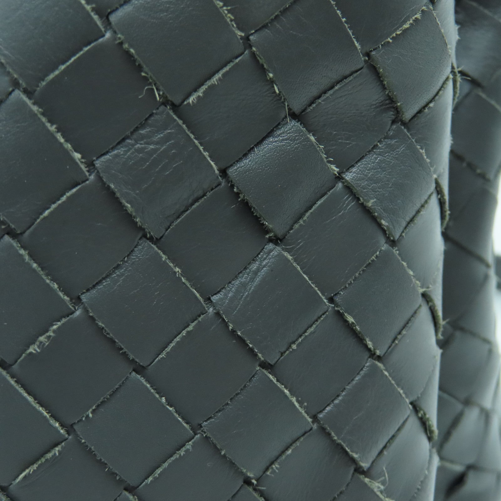 BOTTEGA VENETA 織紋皮革2 Way Shoulder手挽肩背兩用袋灰色