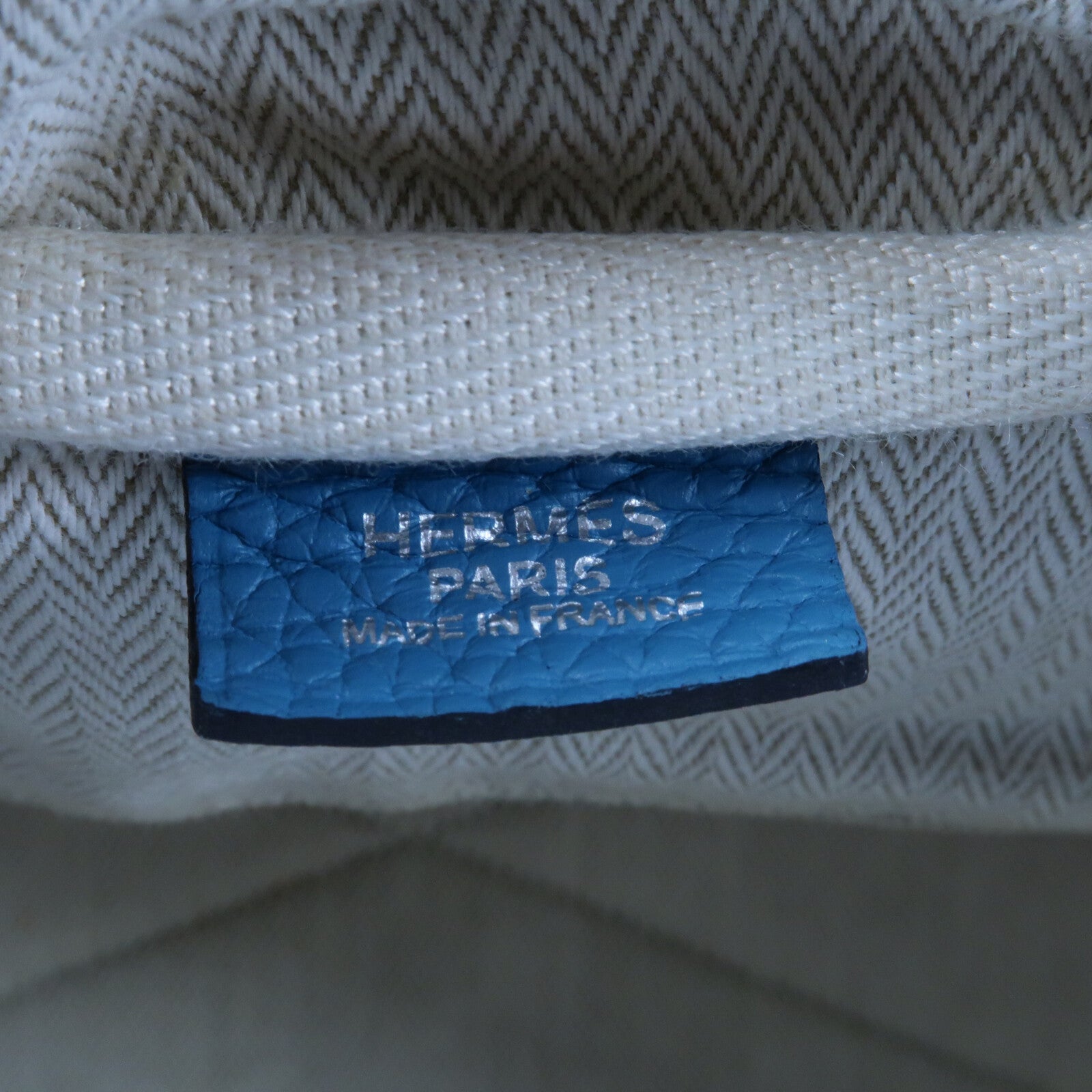 HERMES Clemence皮革Victoria 35銀扣肩背袋