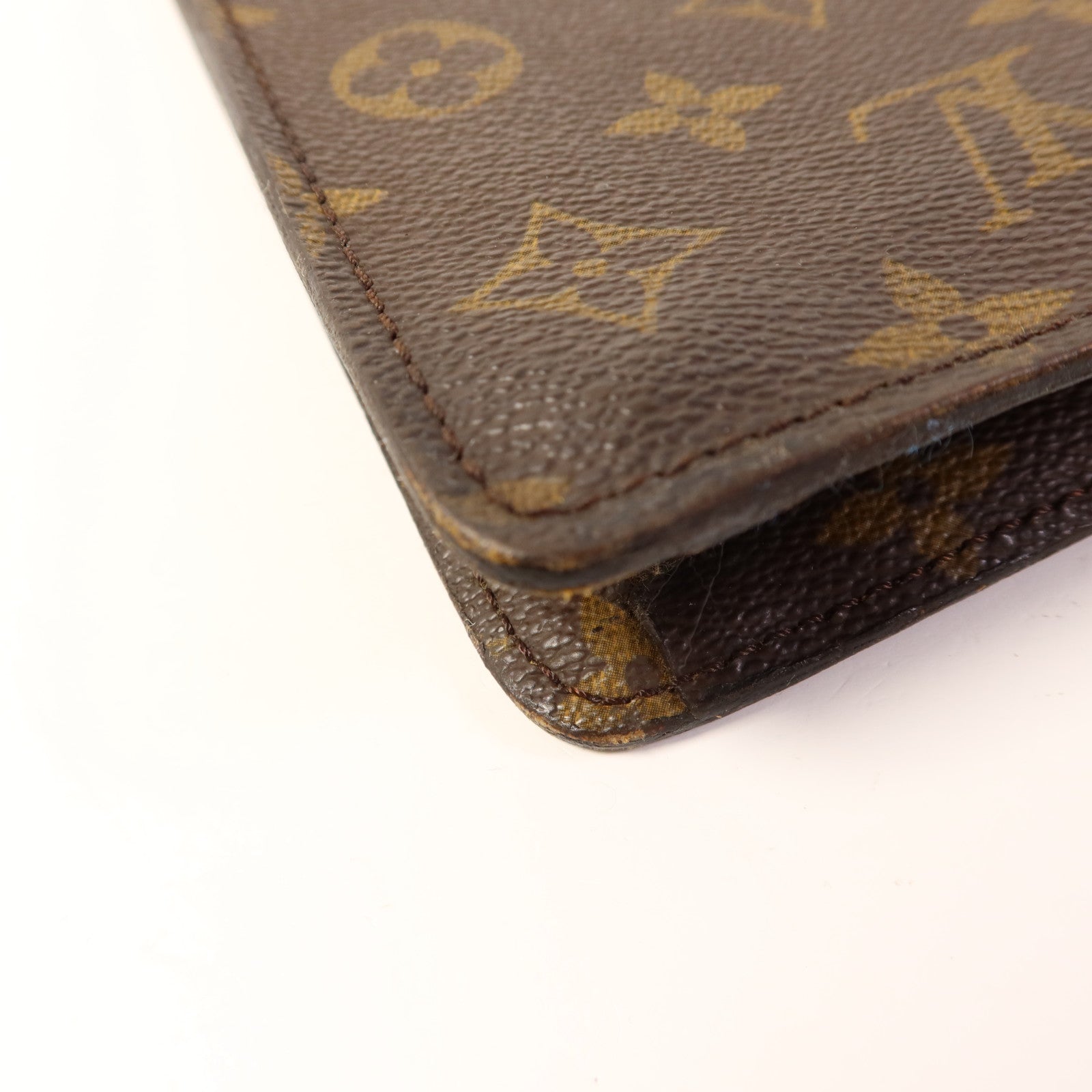 LOUIS VUITTON Monogram Porte Document金扣公事包