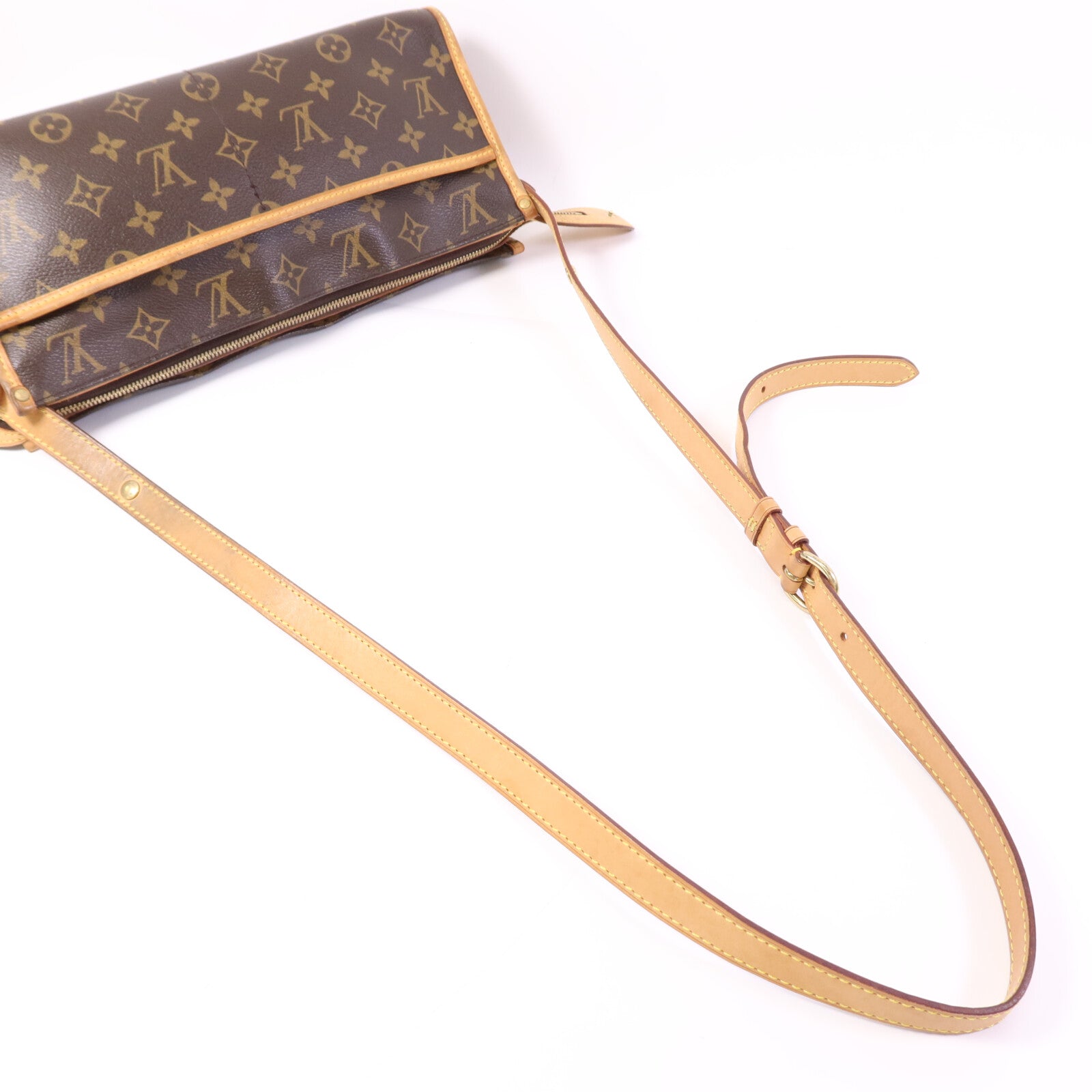 LOUIS VUITTON 【激減優惠】Monogram Popincourt Long金扣肩背袋