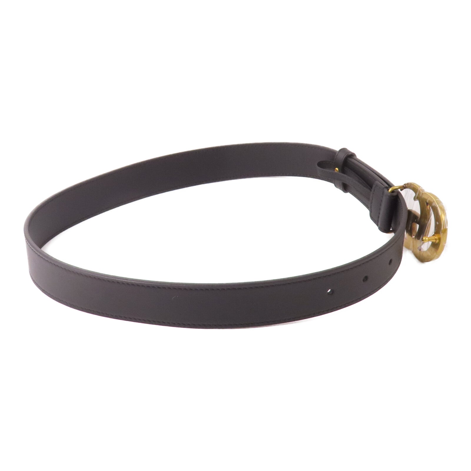 GUCCI 【激減優惠】牛皮皮革GG Marmont Belt金扣皮帶