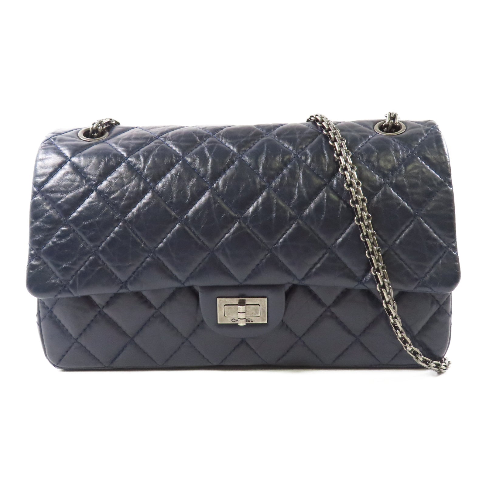 CHANEL 牛皮皮革2.55 Shoulder Bag鏈帶肩背袋
