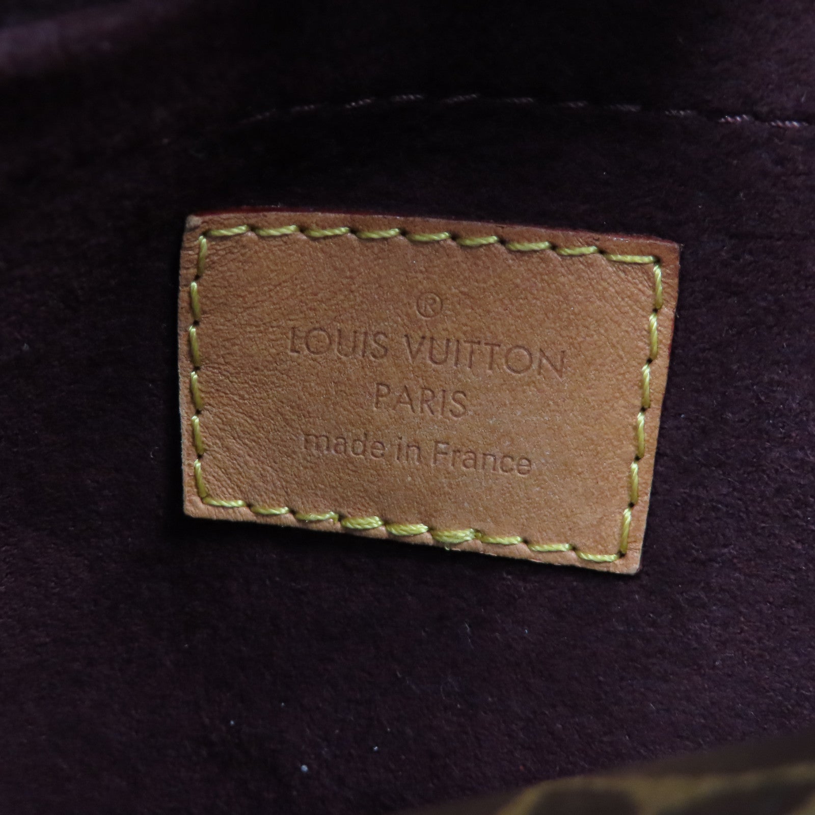 LOUIS VUITTON Monogram Montaigne BB金扣手挽肩背兩用袋啡色