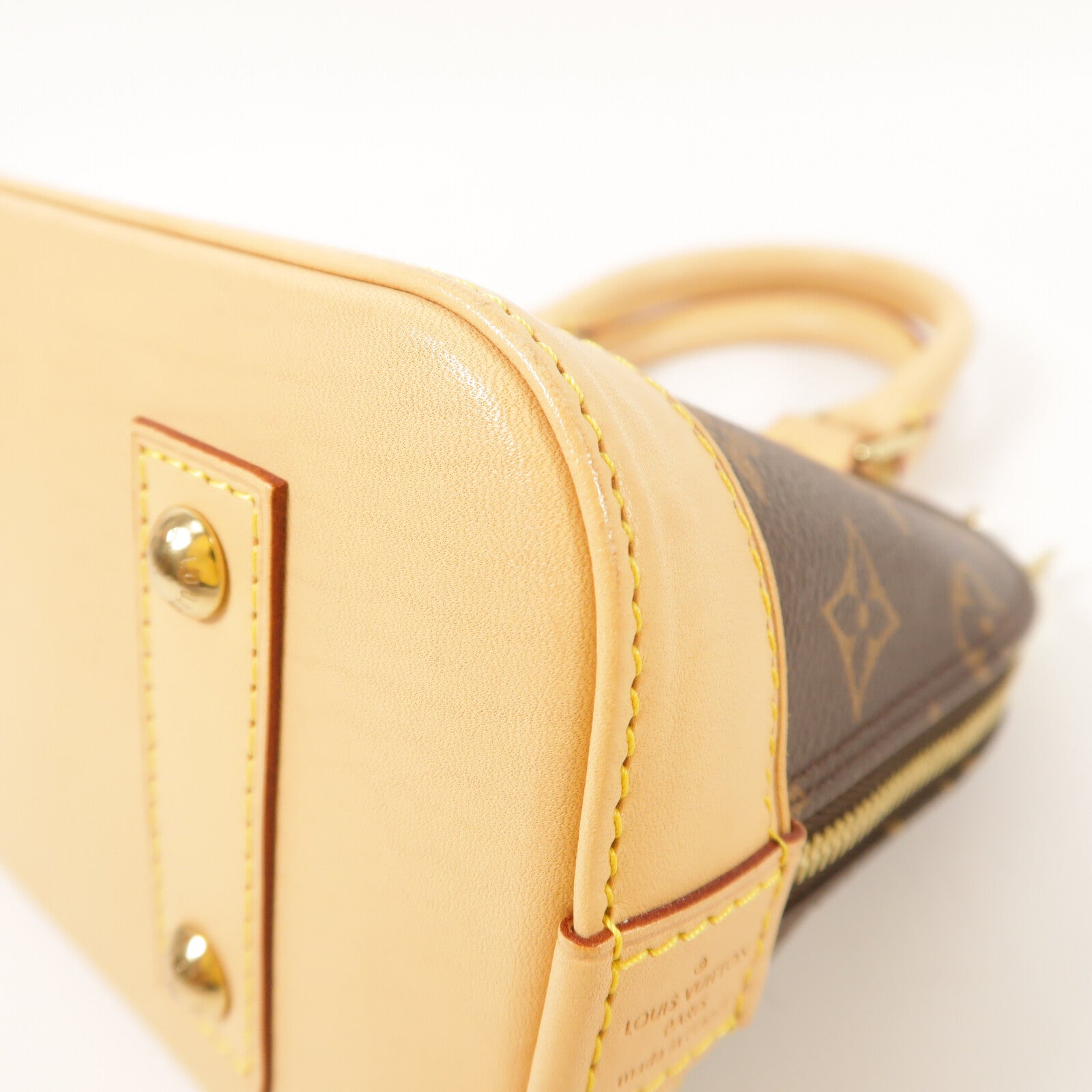 LOUIS VUITTON Monogram Alma BB金扣手挽肩背兩用袋