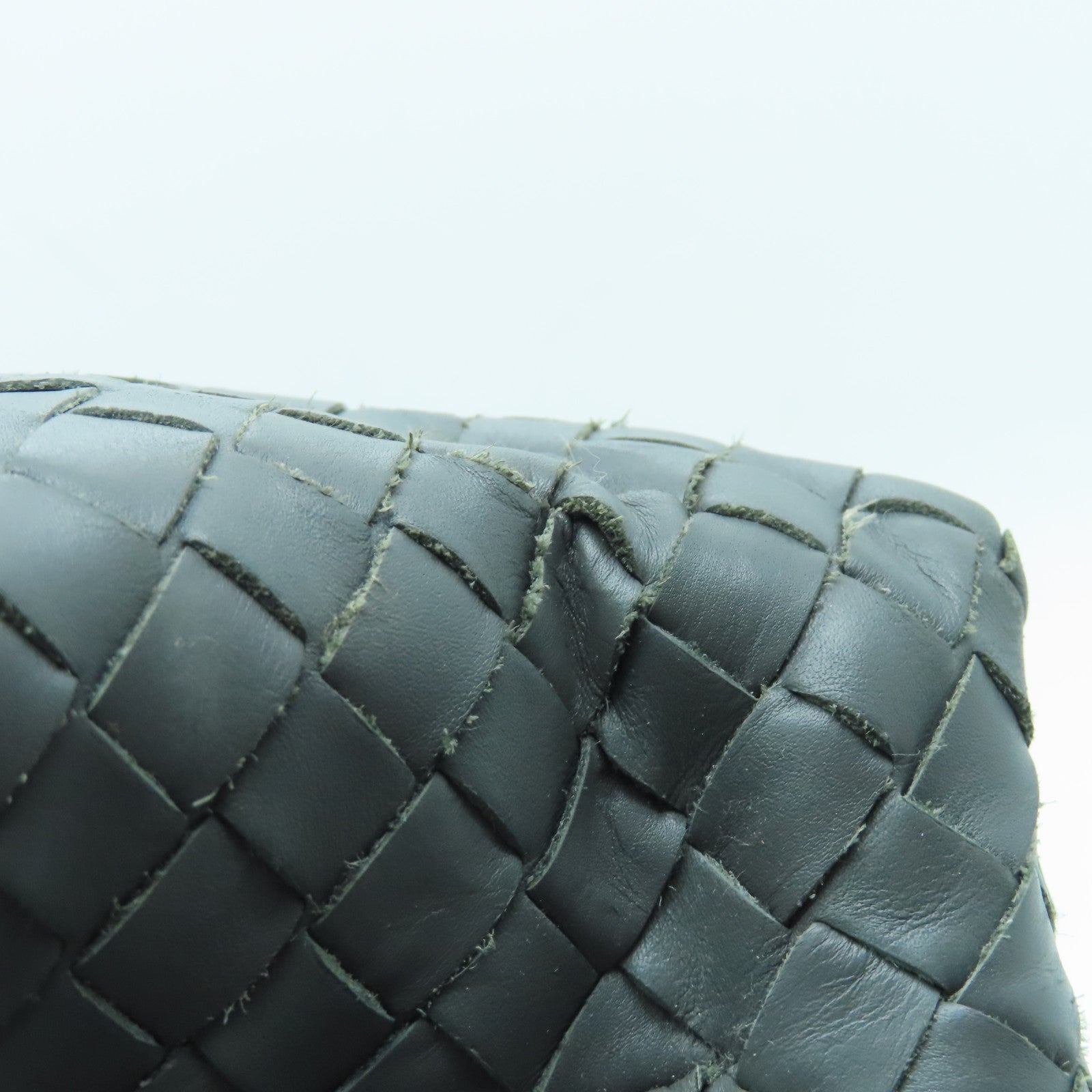 BOTTEGA VENETA 織紋皮革2 Way Shoulder手挽肩背兩用袋灰色