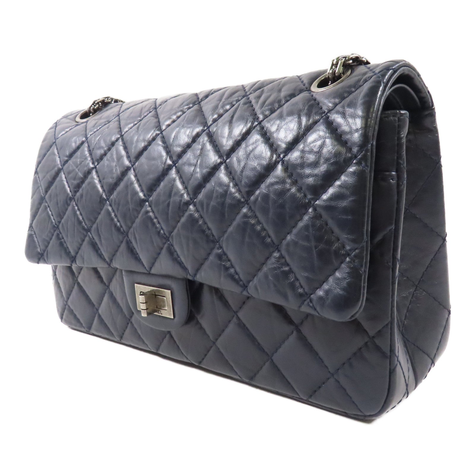 CHANEL 牛皮皮革2.55 Shoulder Bag鏈帶肩背袋
