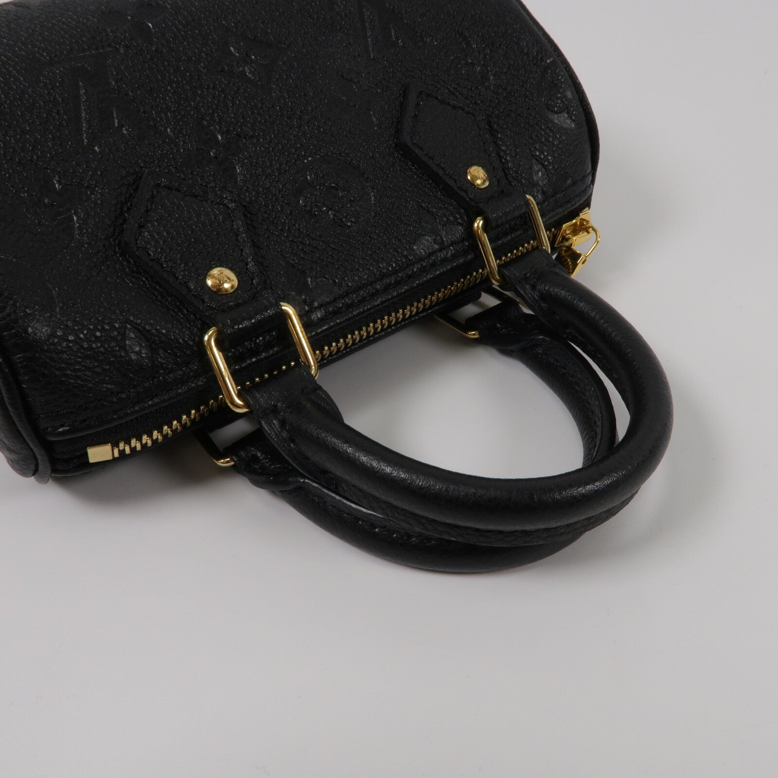 LOUIS VUITTON Monogram Empreinte Nano Speedy手挽肩背兩用袋