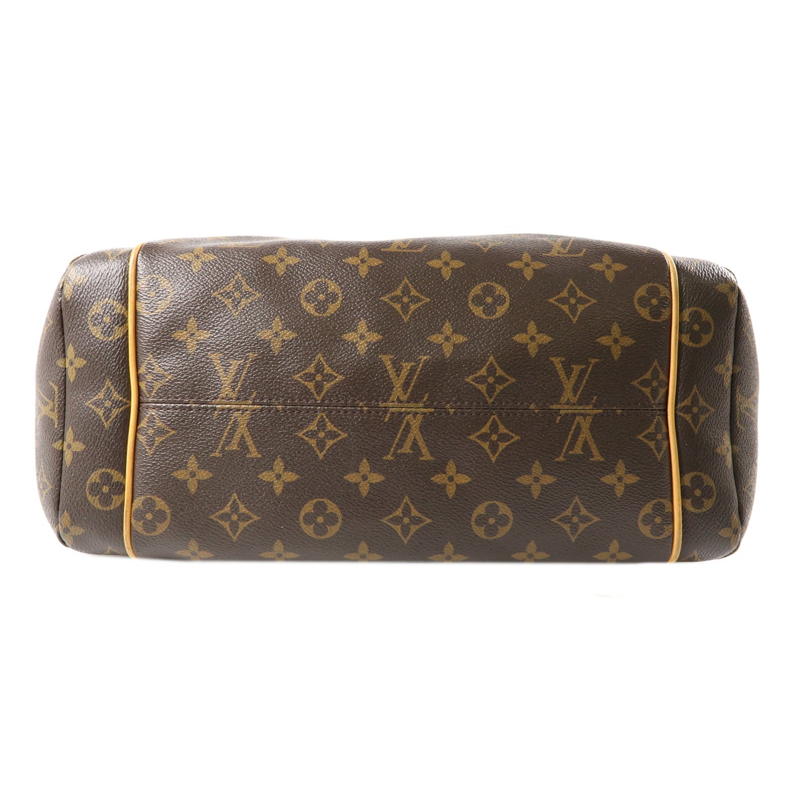 LOUIS VUITTON Monogram Totally MM金扣肩背袋棕色