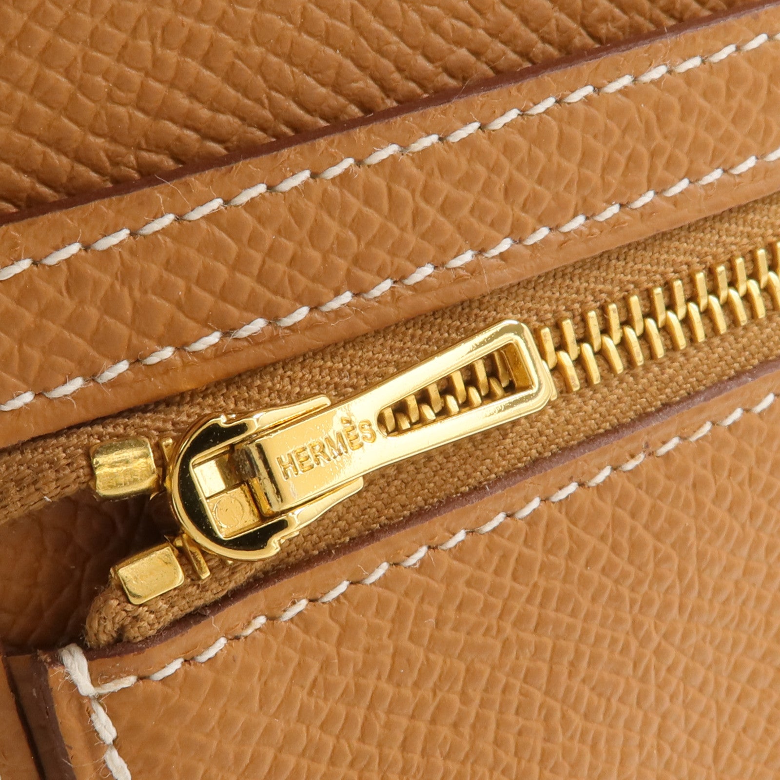 HERMES Epsom皮革Bearn Long Wallet長錢包Gold
