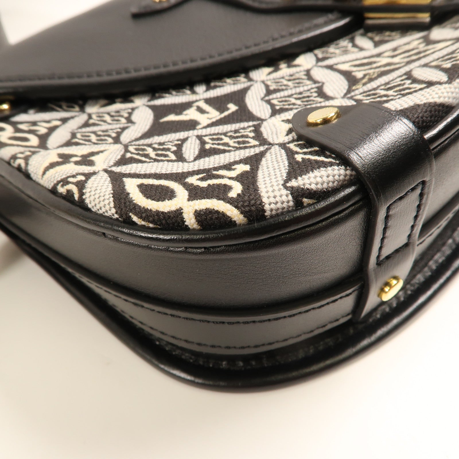 LOUIS VUITTON LV GHW Since 1854 Neo Saumur MM M57488 Monogram Jacquard Black