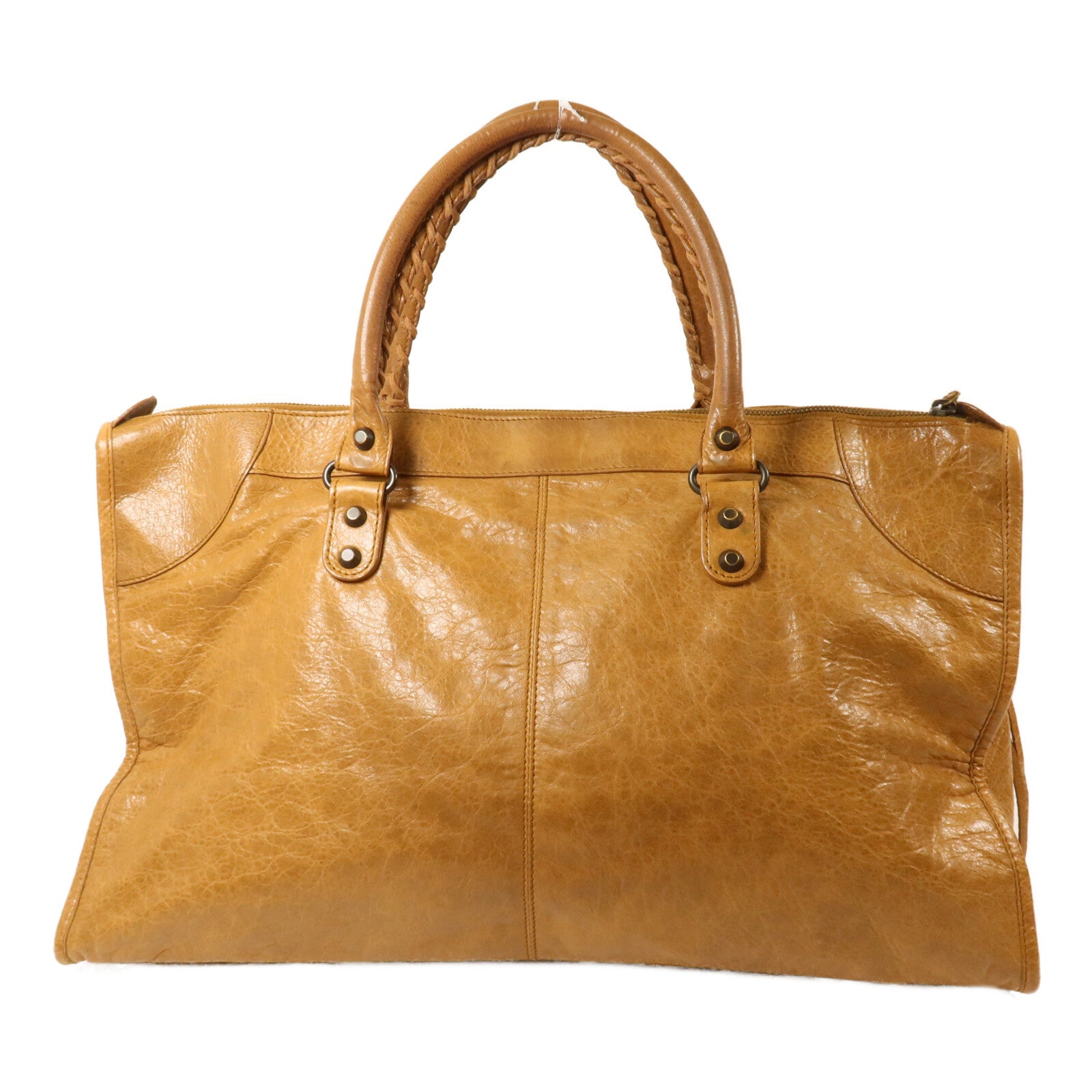 BALENCIAGA 羊皮皮革Classic Work手挽袋