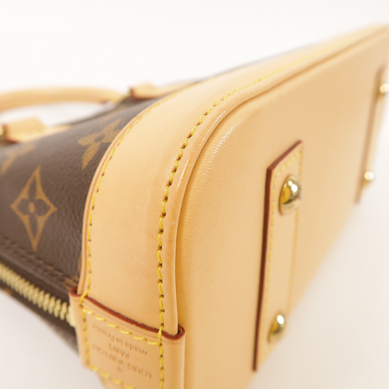 LOUIS VUITTON Monogram Alma BB金扣手挽肩背兩用袋
