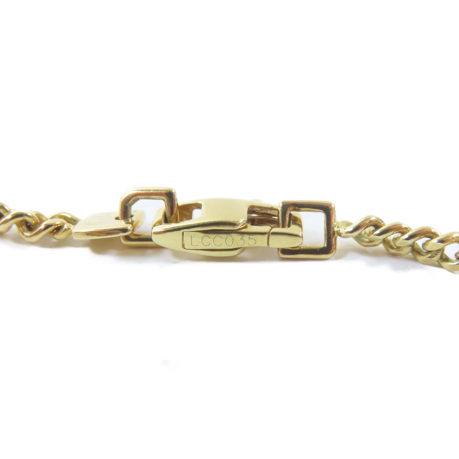 LOUIS VUITTON 18K黃金Eclair Bracelet手鏈#18cm
