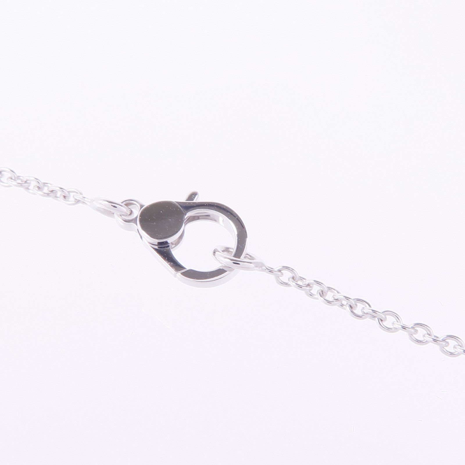 HERMES 18K白金Finesse Pendant鑽石項鍊