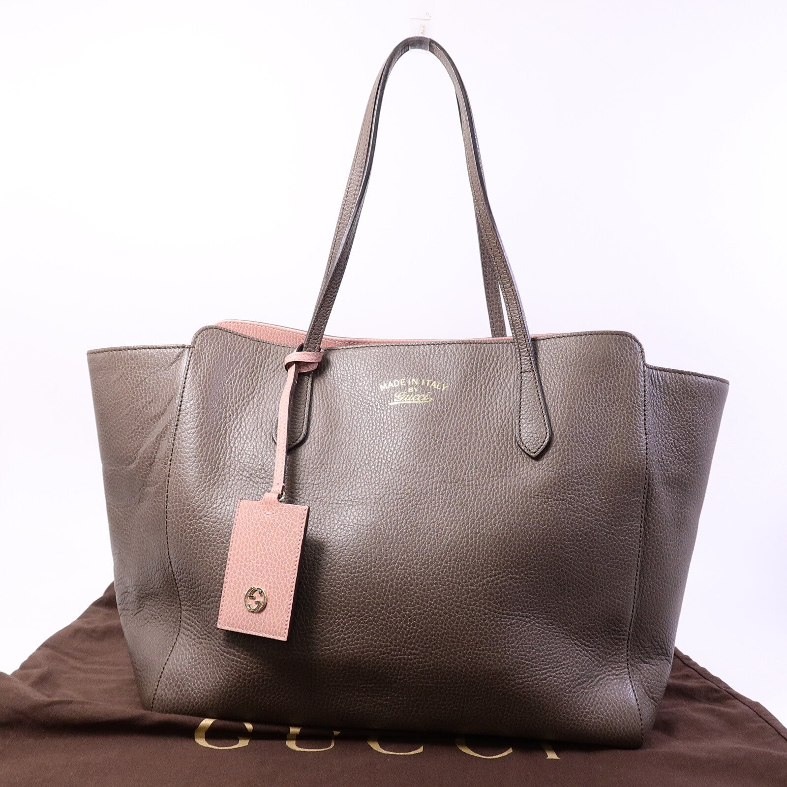 GUCCI 牛皮皮革Tote Bag手挽袋
