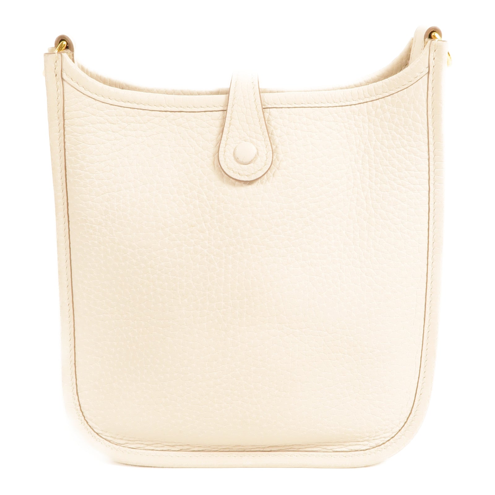 HERMES Clemence皮革Evelyne TPM肩背袋Craie