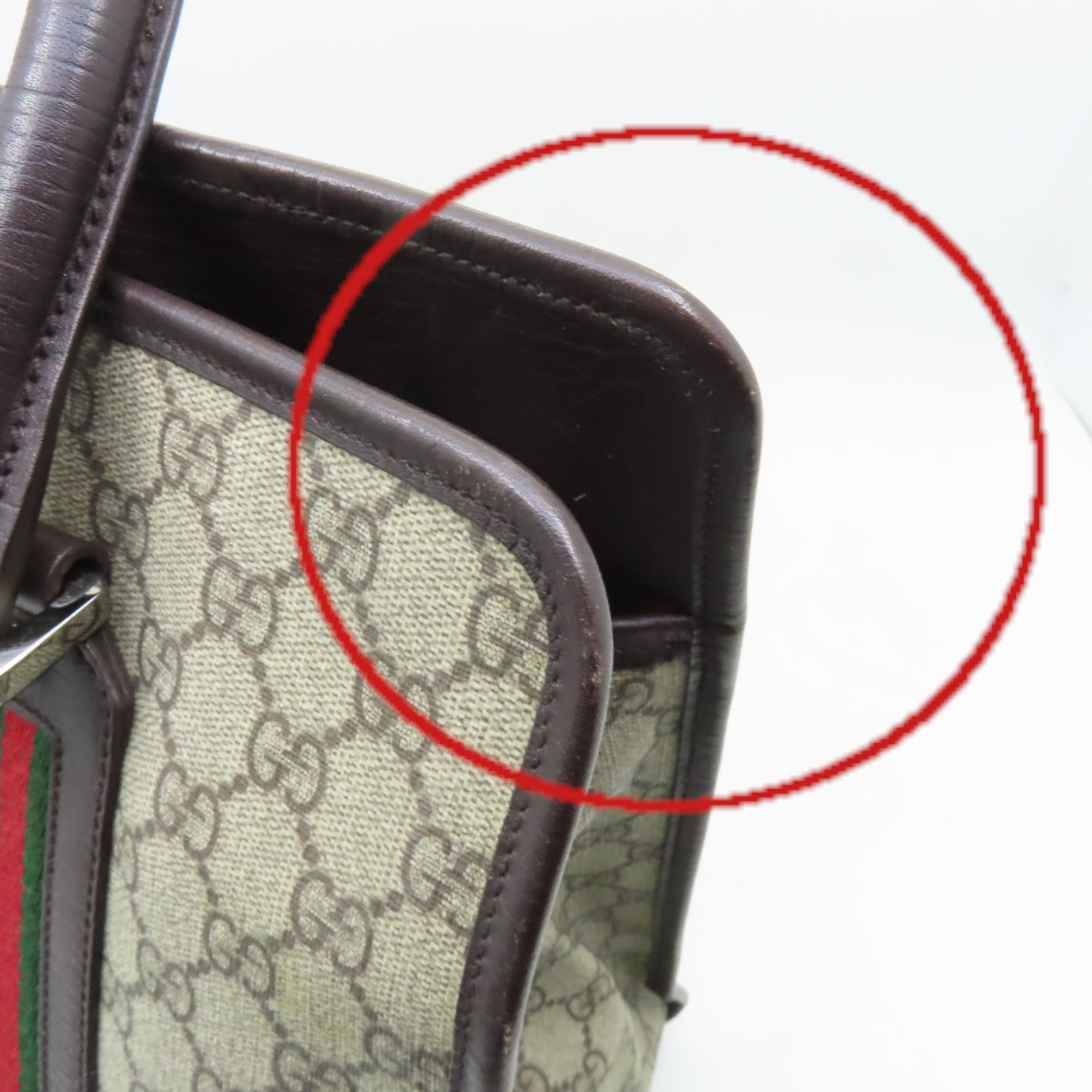 GUCCI 塗層帆布Tote Bag手挽袋啡色