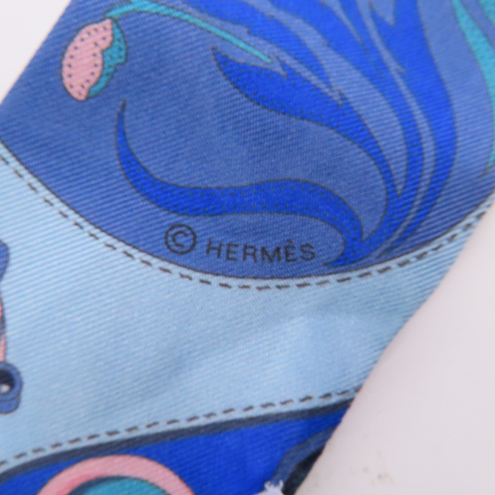 HERMES 絲質Twilly絲巾