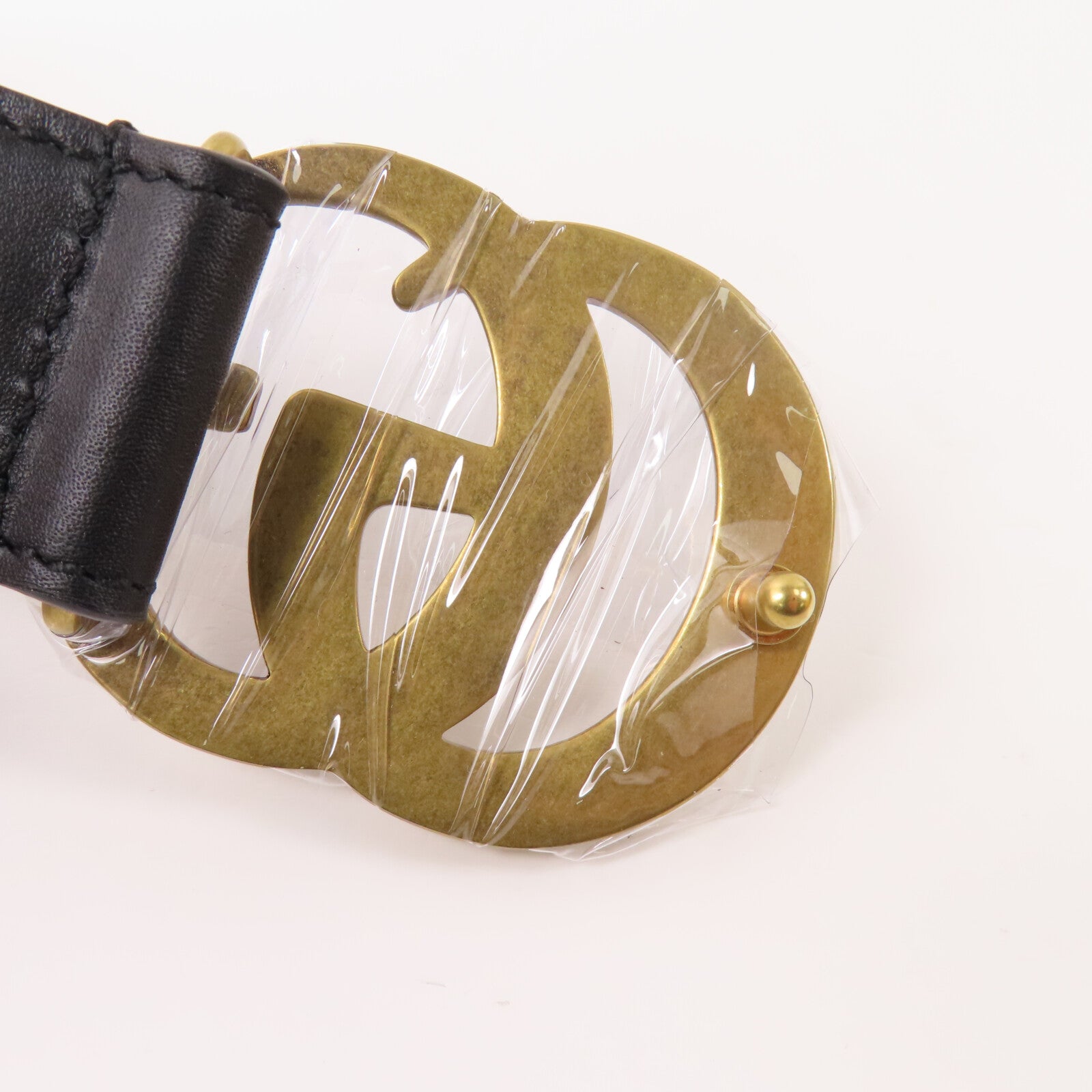 GUCCI 【激減優惠】牛皮皮革GG Marmont Belt金扣皮帶