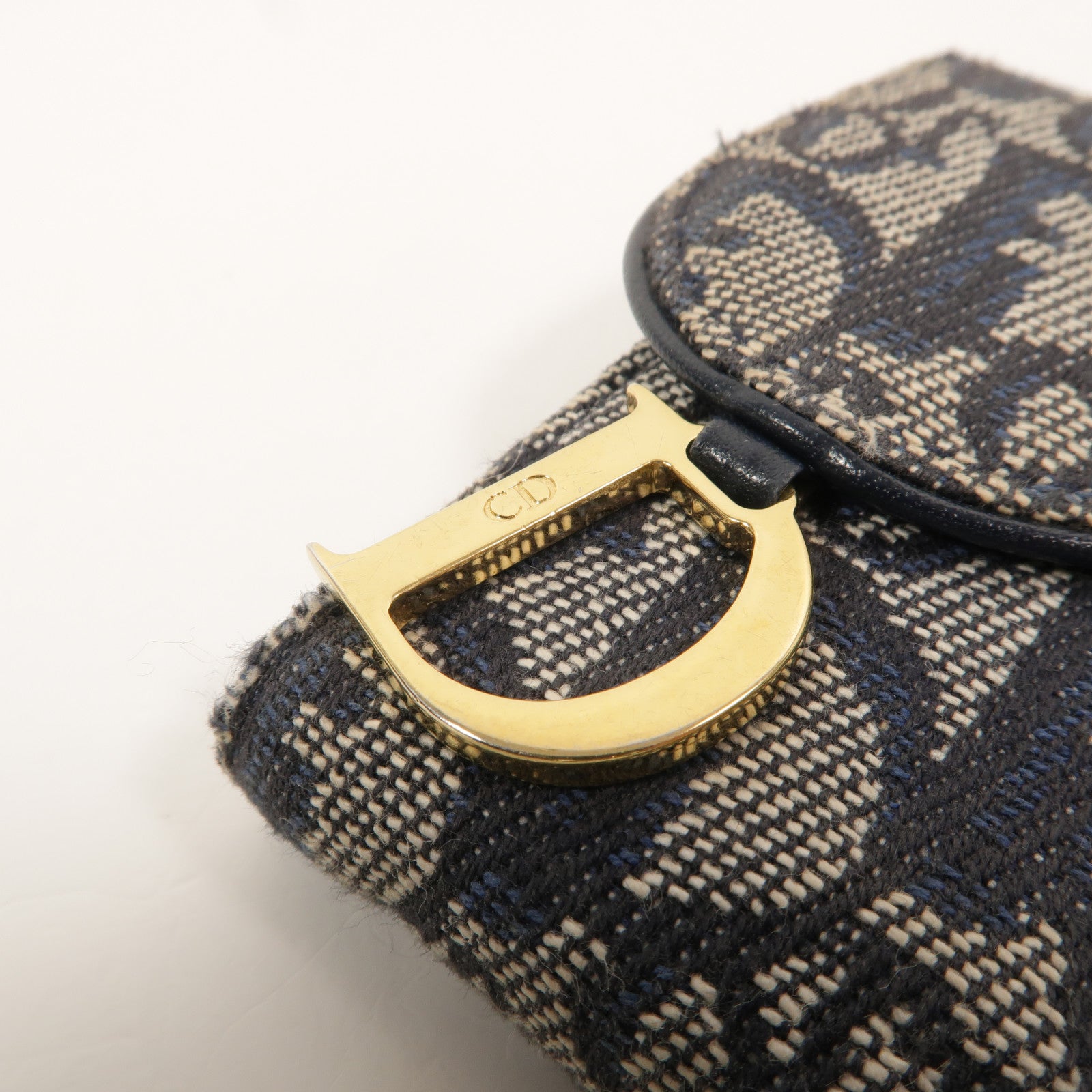 Dior Oblique帆布Saddle Lotus Wallet錢包