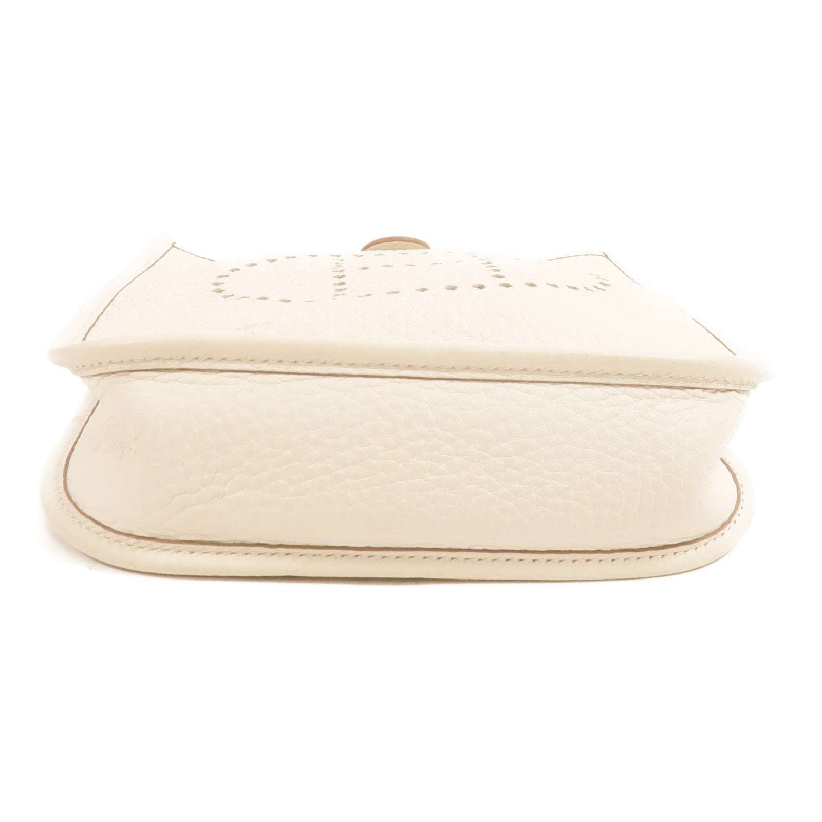HERMES Clemence皮革Evelyne TPM肩背袋Craie