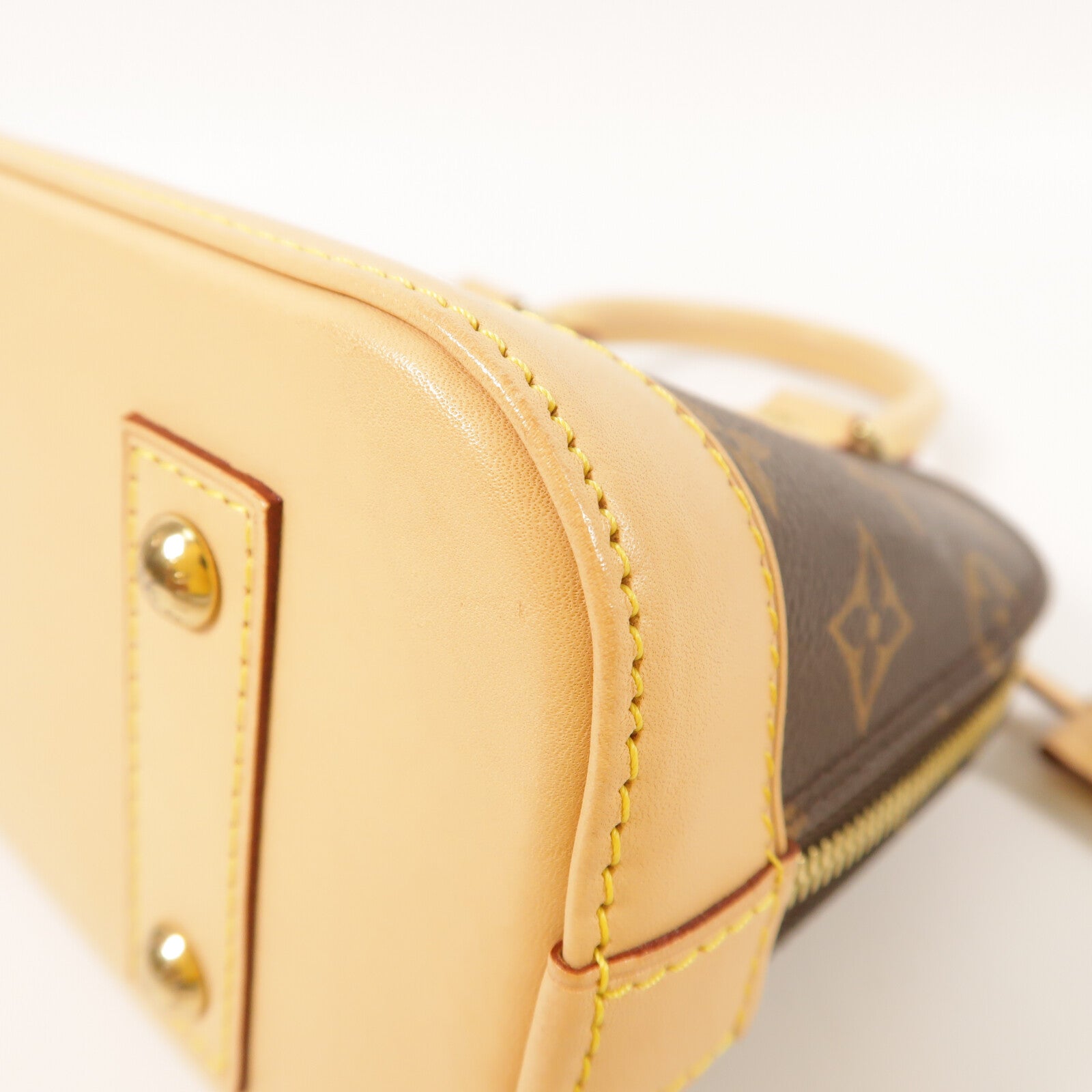 LOUIS VUITTON Monogram Alma BB金扣手挽肩背兩用袋