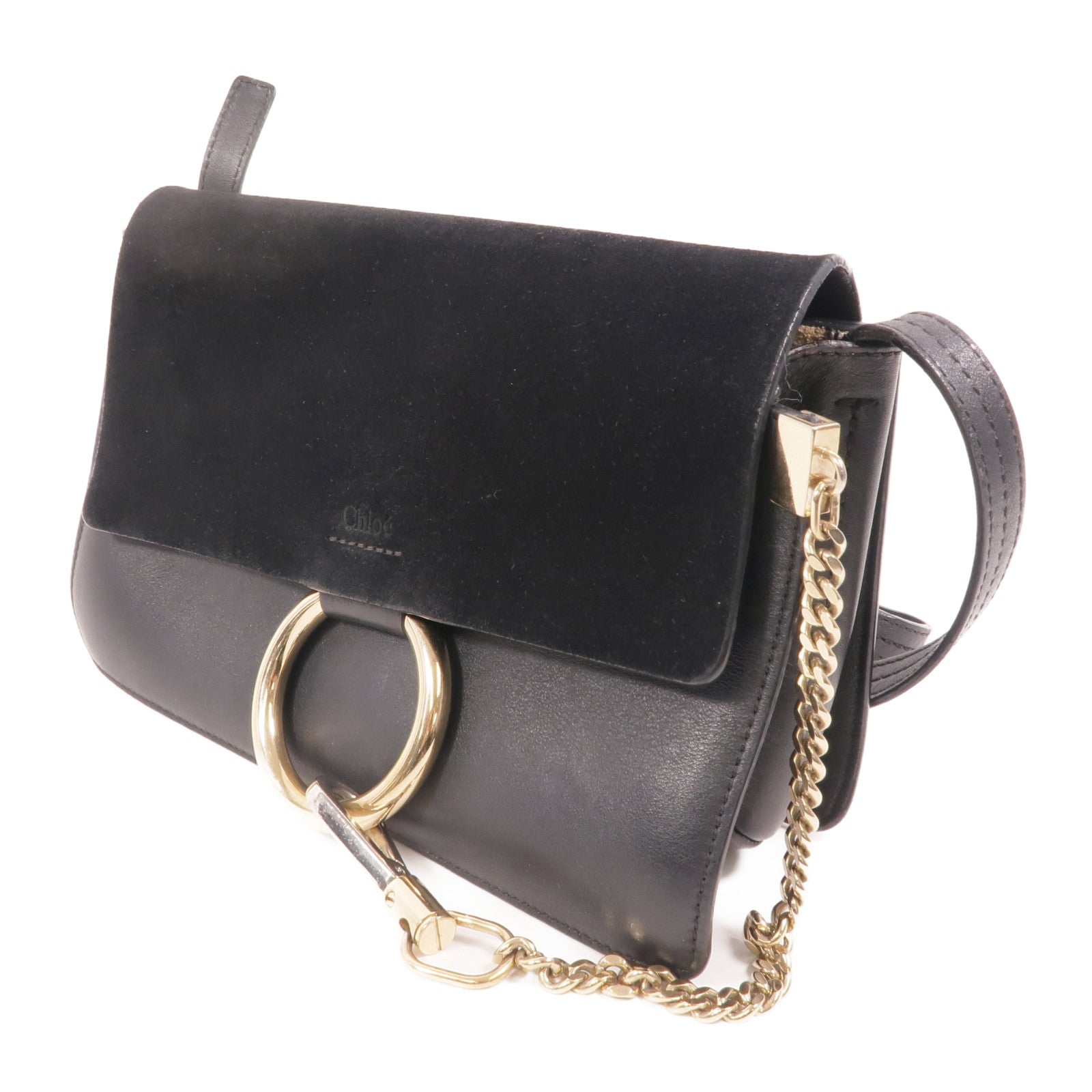 Chloe 牛皮皮革Faye Bag肩背袋