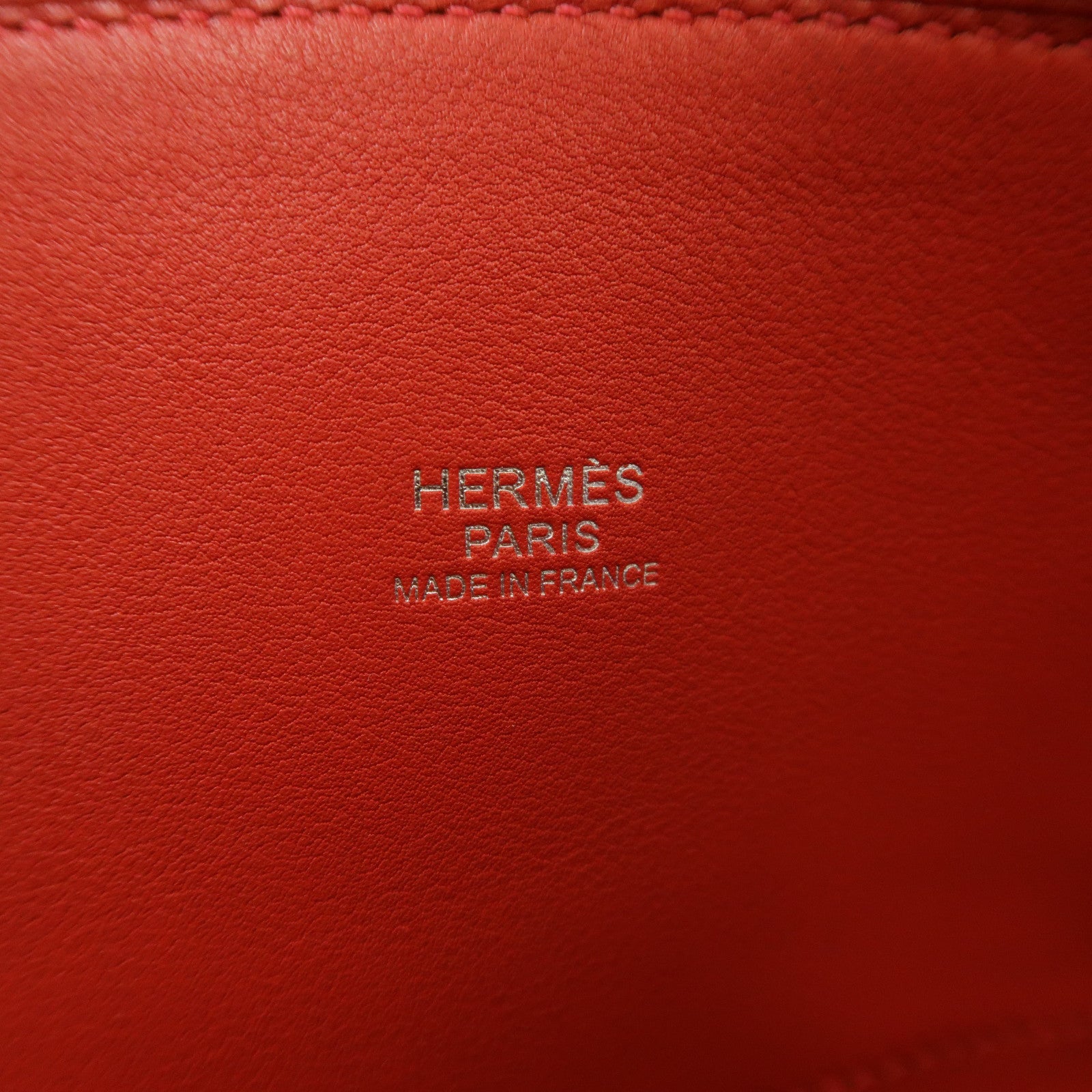 HERMES Swift皮革Bolide 27銀扣手挽肩背兩用袋Rouge Casaque/紅色