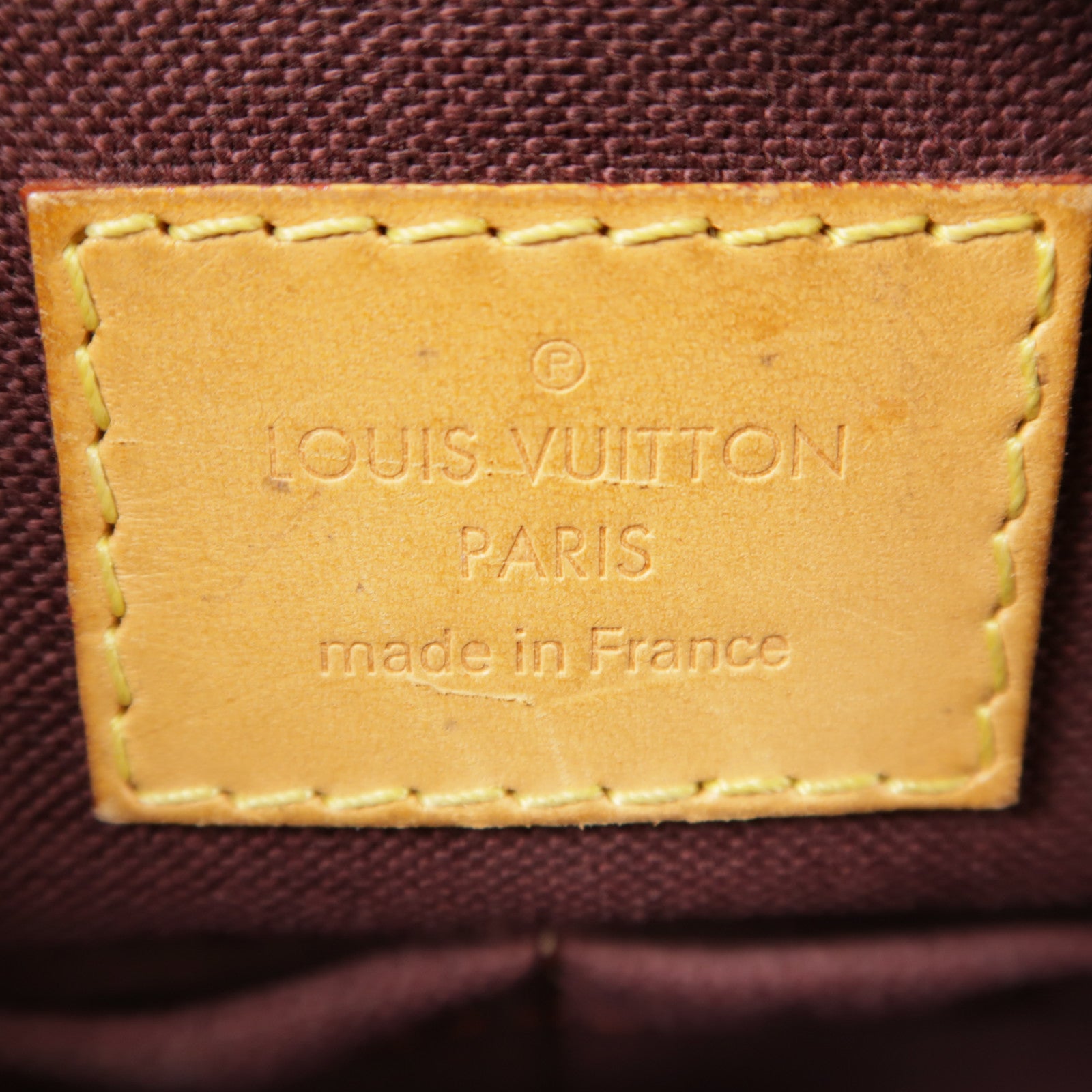 LOUIS VUITTON Monogram Turenne MM金扣手挽肩背兩用袋棕色