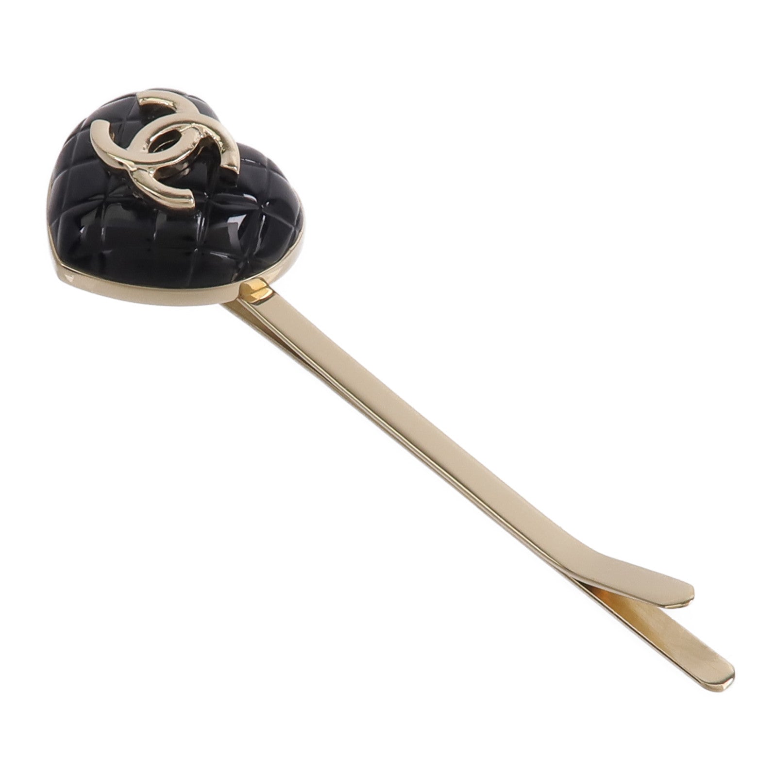 CHANEL PVC/金屬Hair Clip髮夾