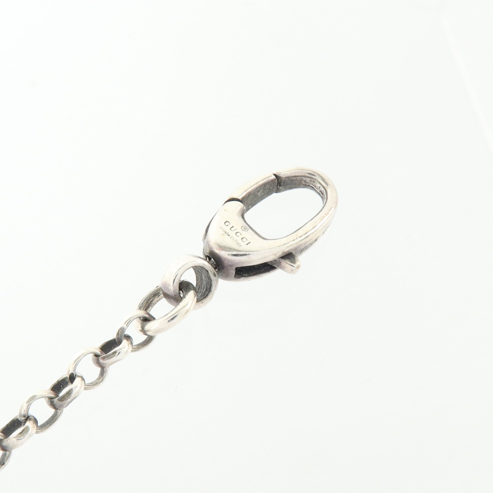 GUCCI 925純銀Double G Key Bracelet手鏈