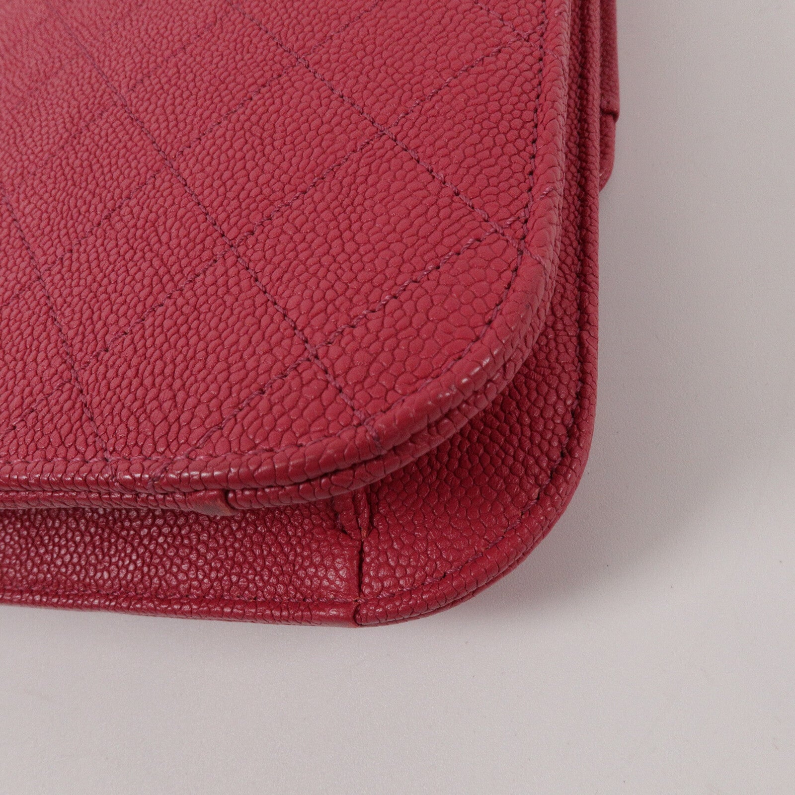 CHANEL 牛皮皮革Thread Around Flap Bag鏈帶肩背袋