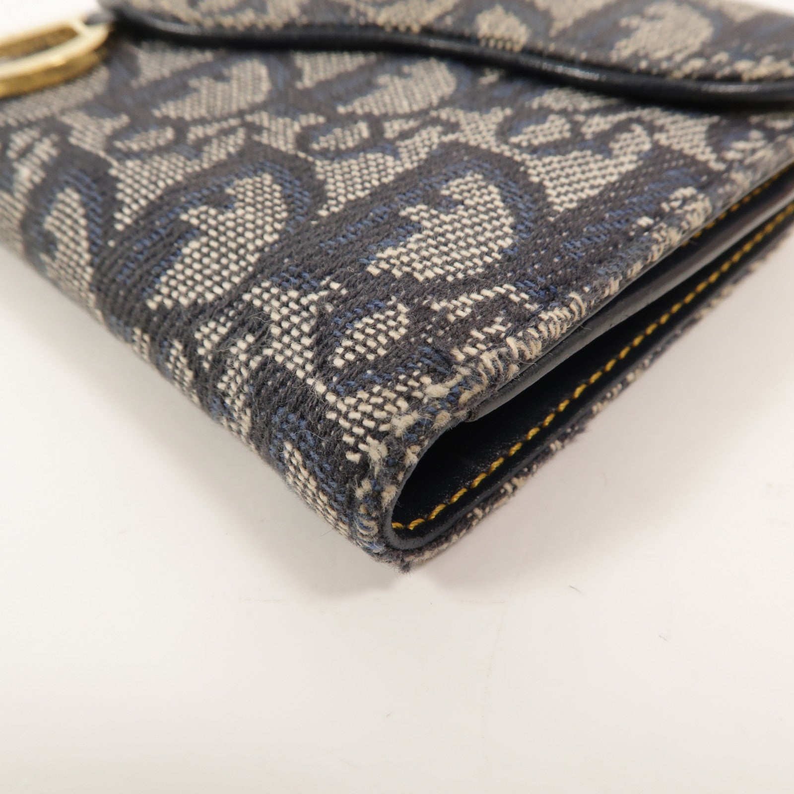 Dior Oblique帆布Saddle Lotus Wallet錢包