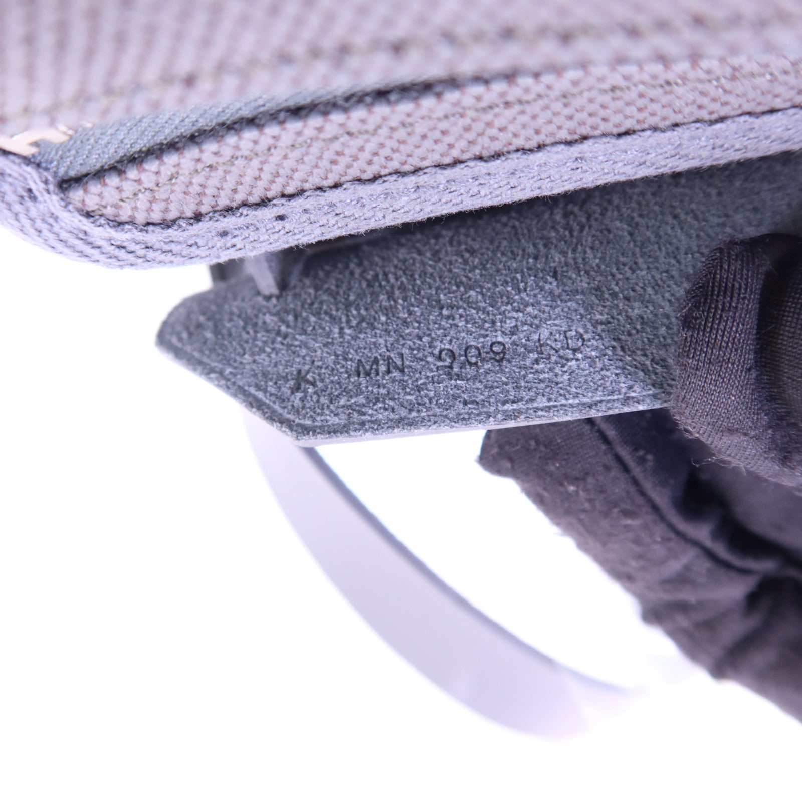 HERMES Toile H帆布Mini Herbag銀扣肩背袋Ardoise