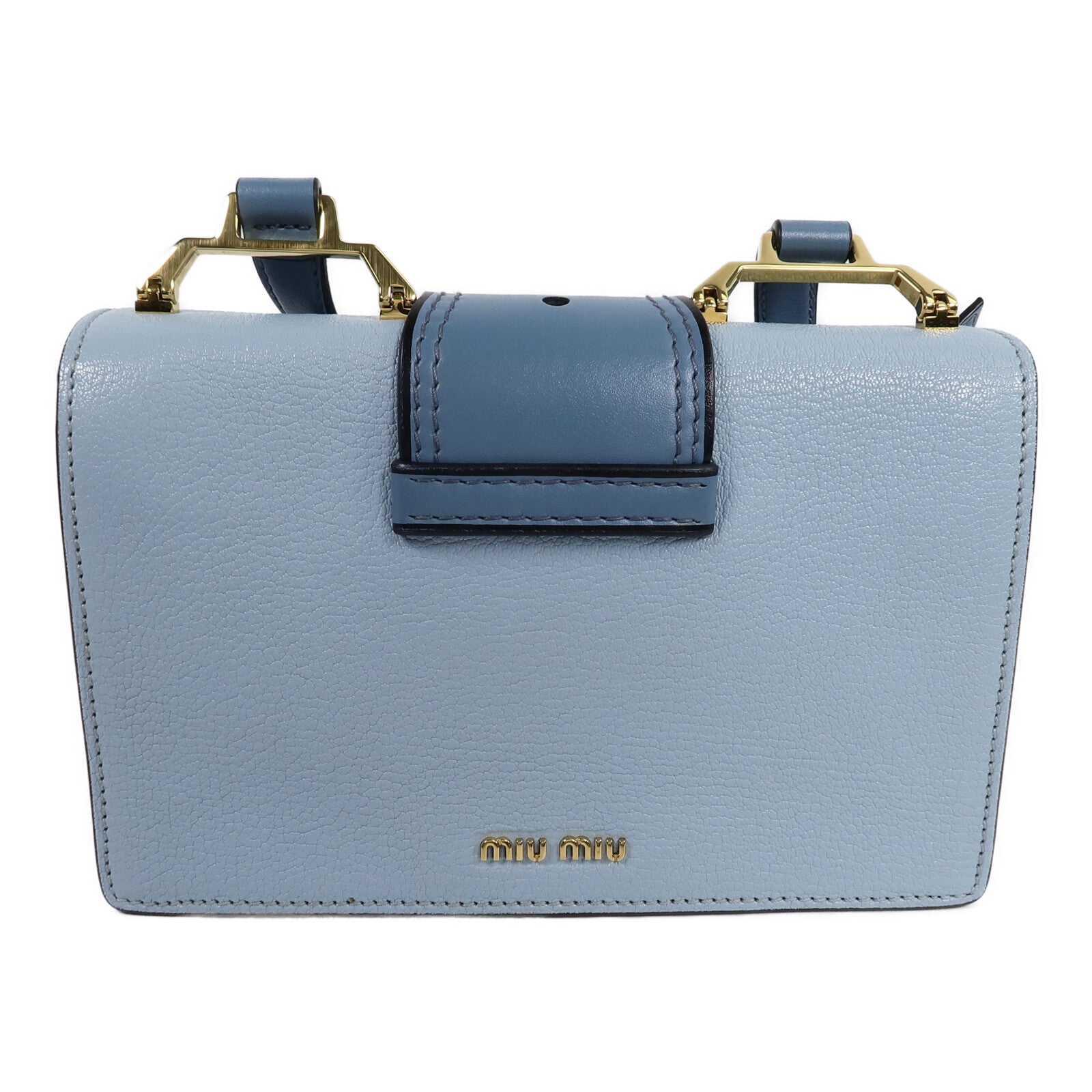 Miu Miu 牛皮皮革Miu Lady肩背袋