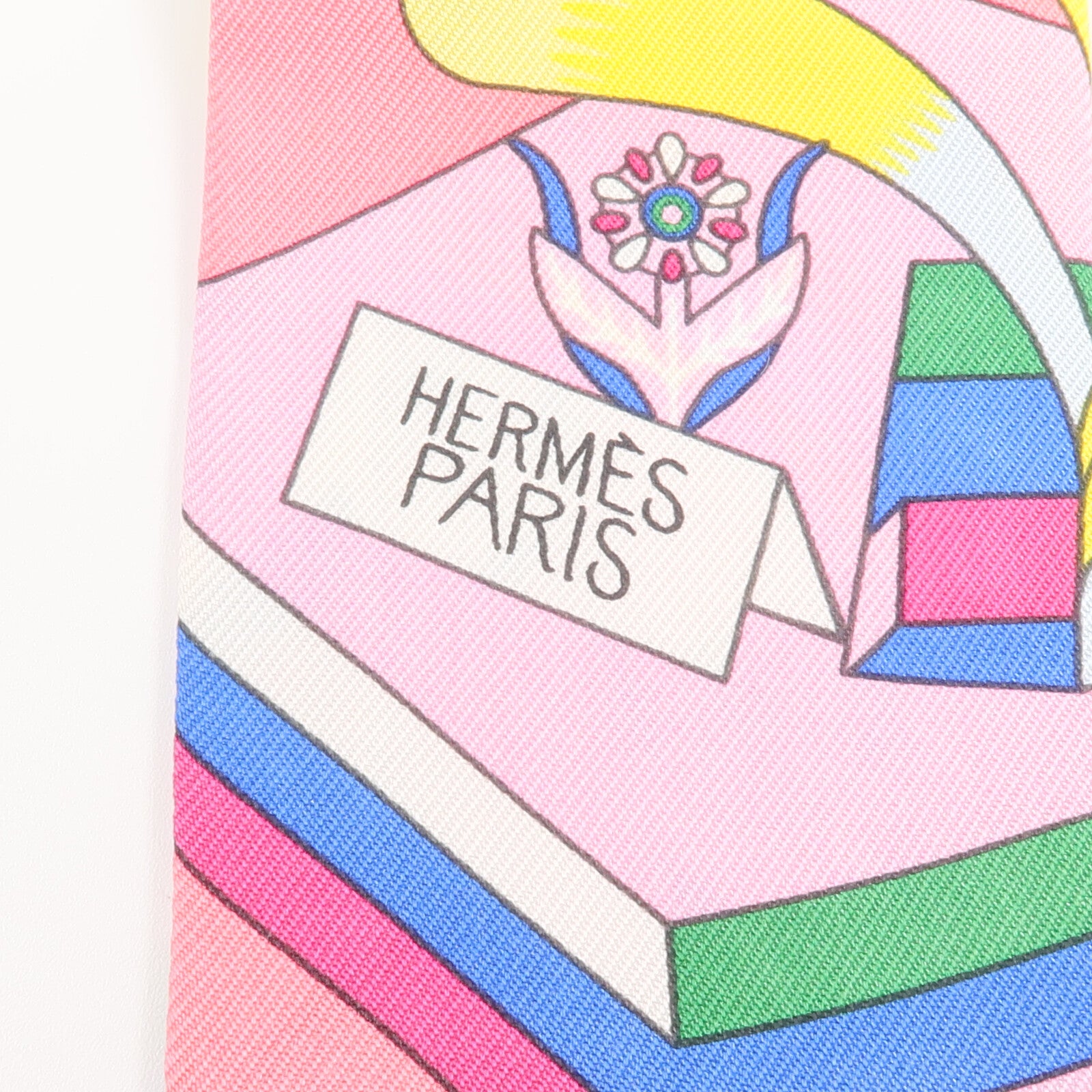 HERMES 絲質Twilly絲巾