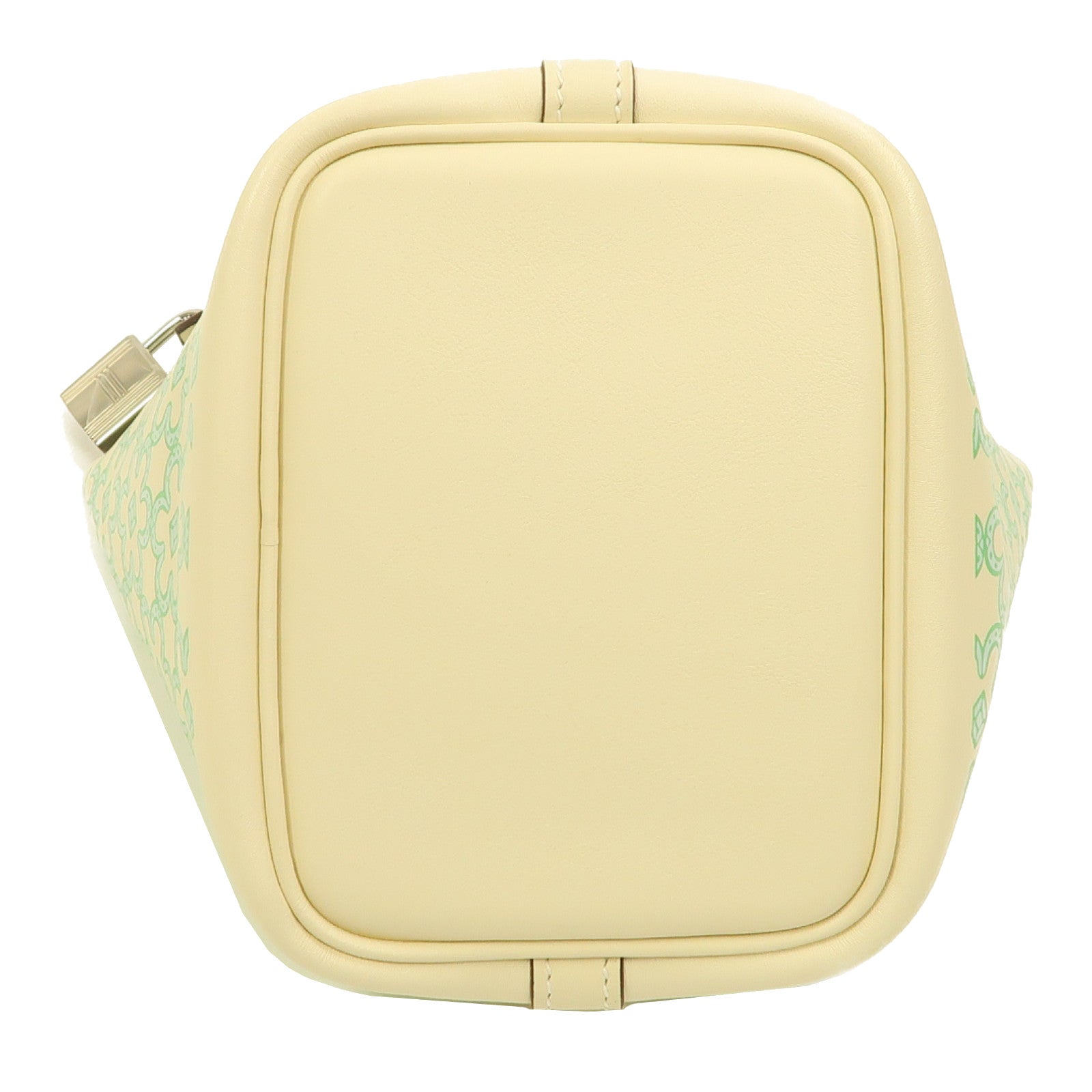 HERMES Swift皮革Picotin Micro Bag銀扣手挽袋奶油白色