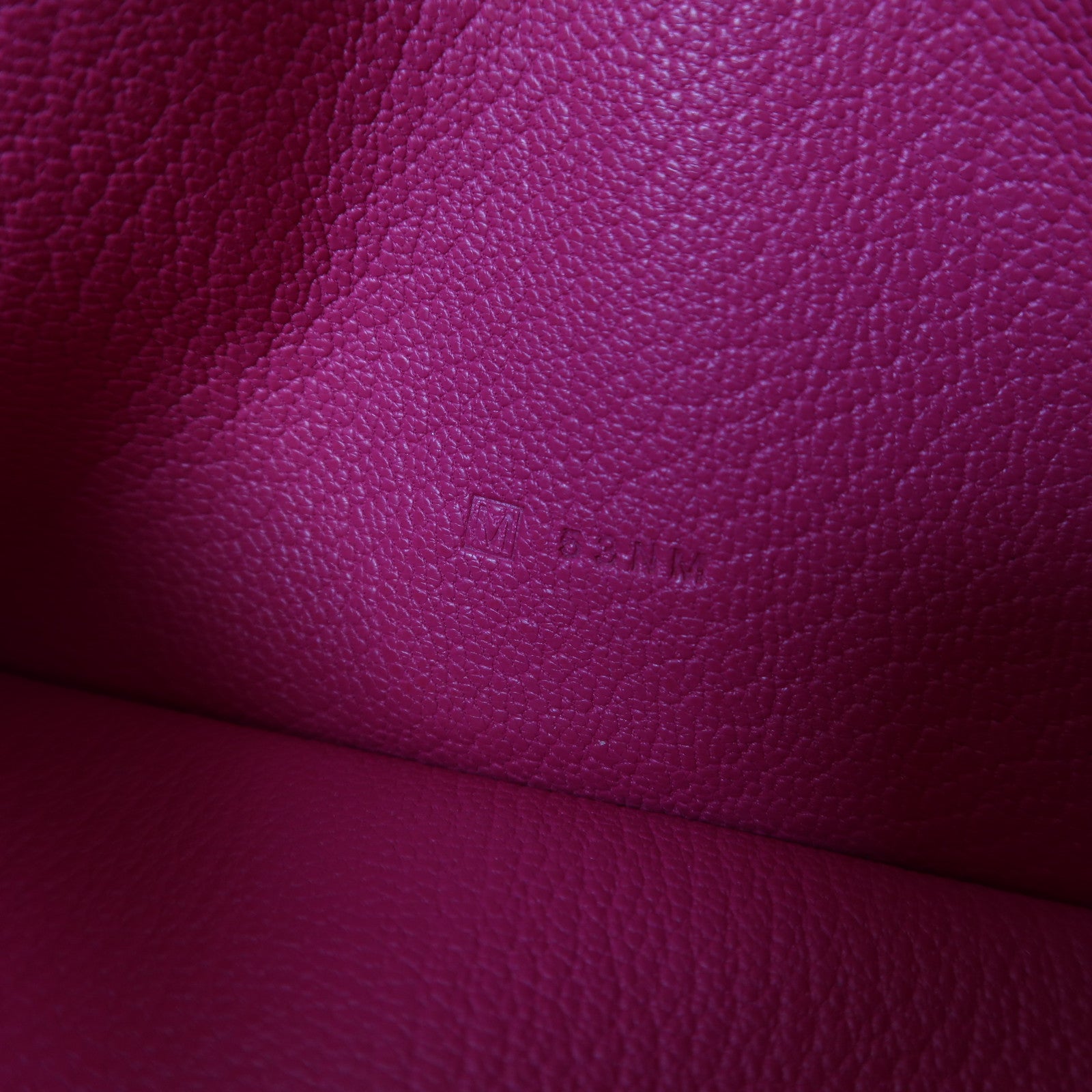 HERMES 【激減優惠】Chevre皮革Bearn Wallet銀扣長錢包粉紅色