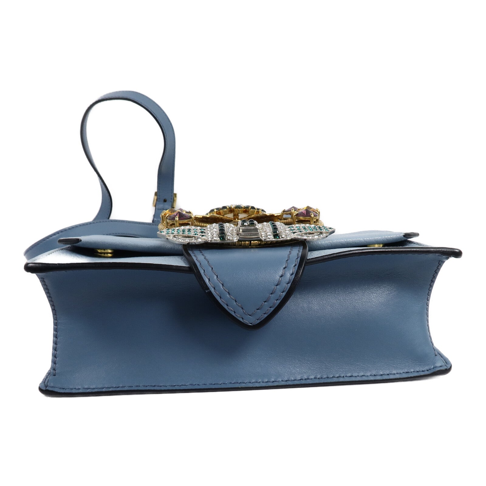 Miu Miu 牛皮皮革Miu Lady肩背袋