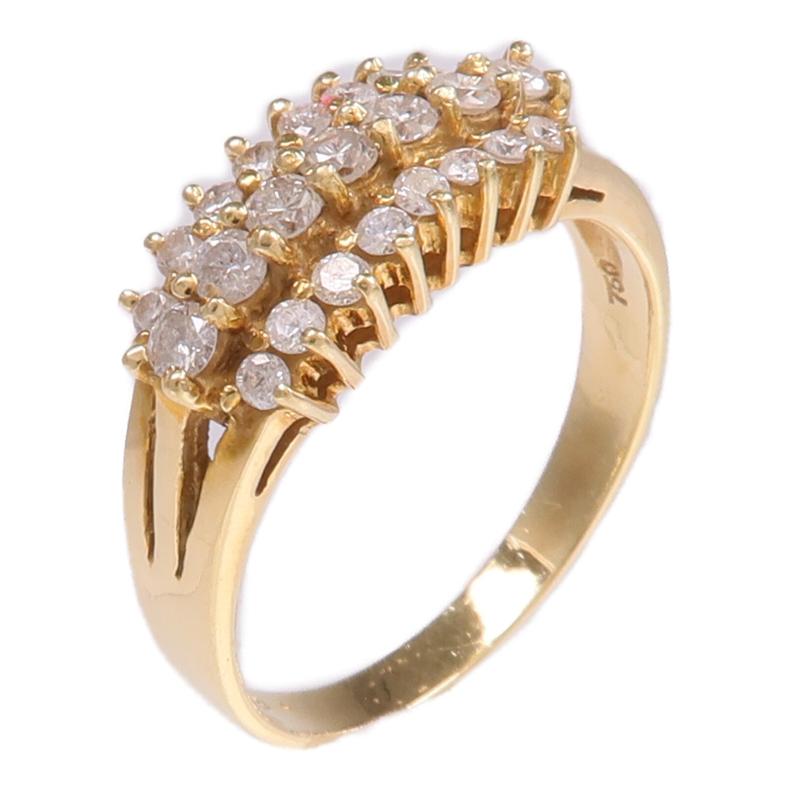 JEWELRY 18K黃金Diamond Ring鑽石戒指US#6.75