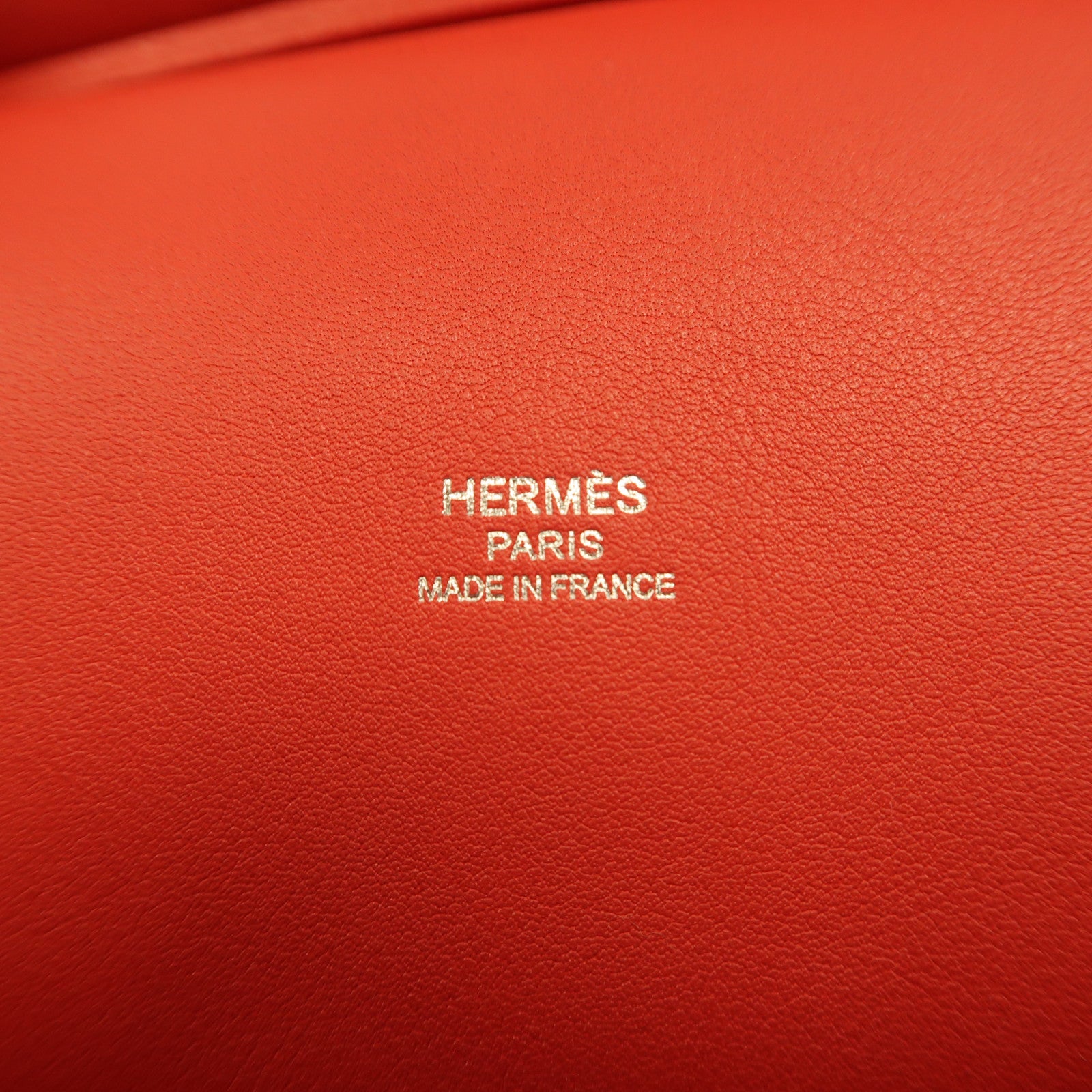 HERMES Swift皮革Jypsiere 28銀扣肩背袋紅色