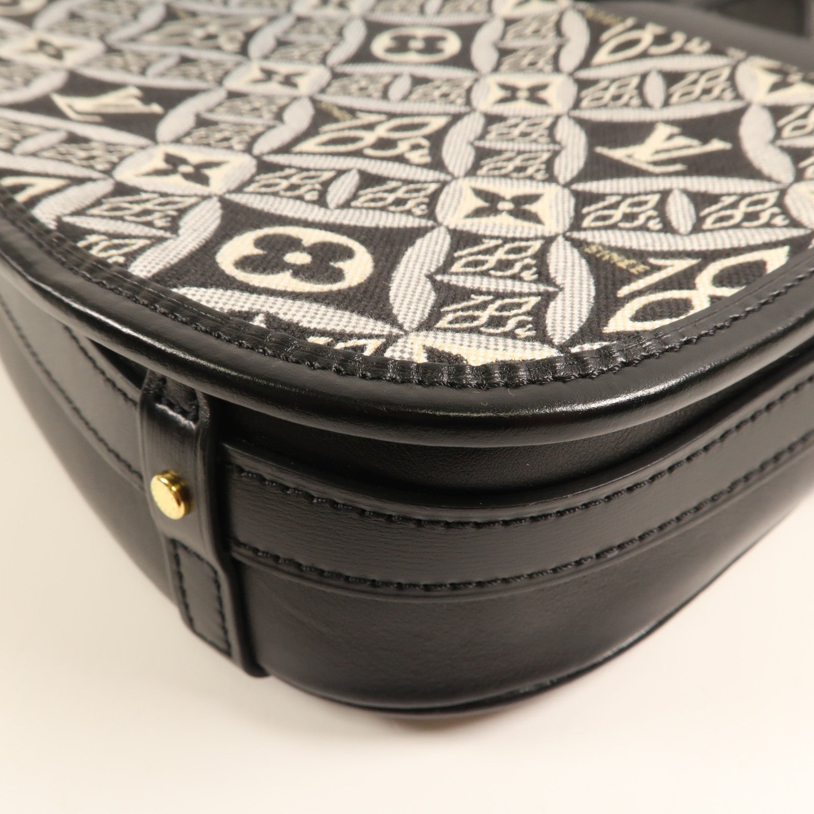 LOUIS VUITTON LV GHW Since 1854 Neo Saumur MM M57488 Monogram Jacquard Black