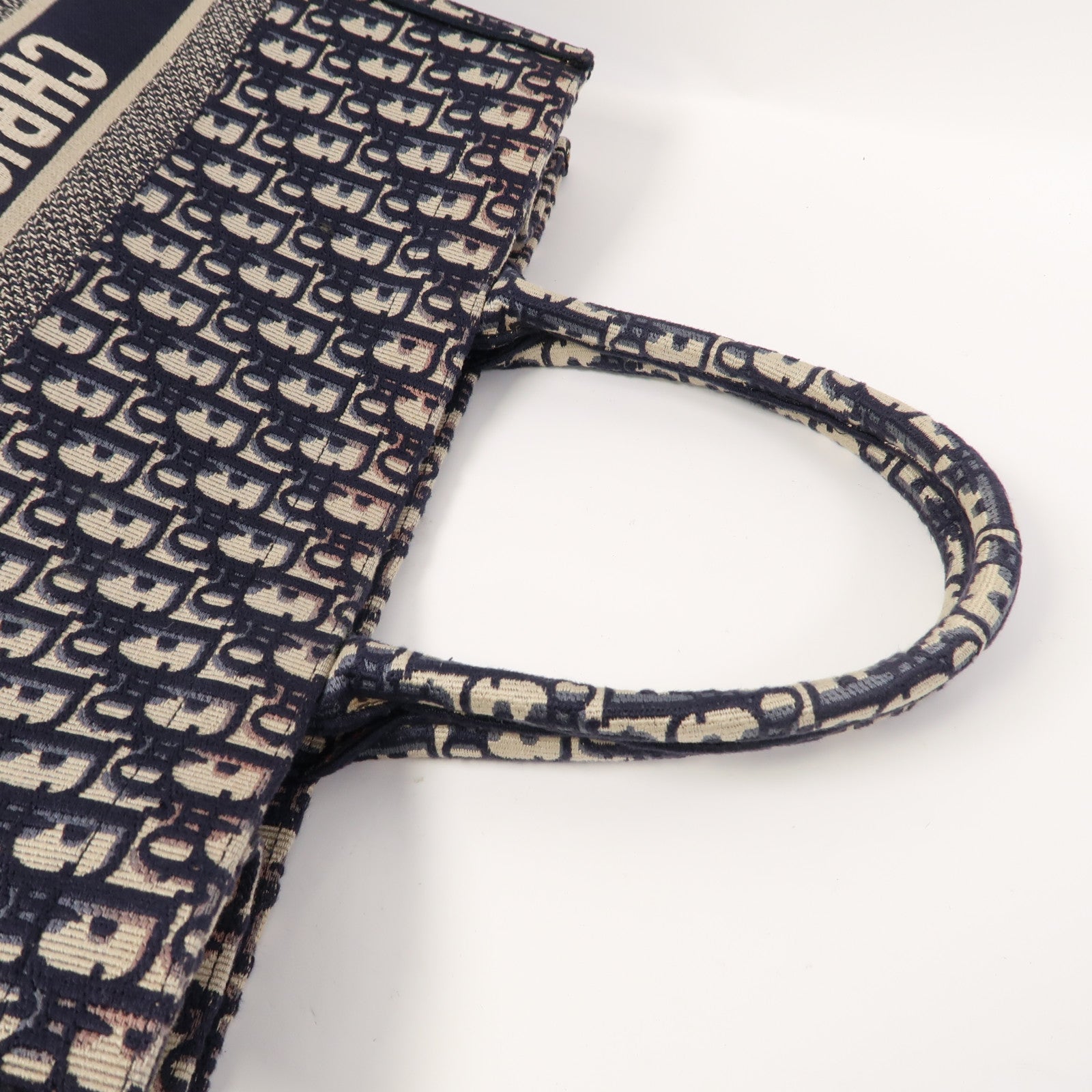 Dior 【激減優惠】Oblique帆布Book Tote Large手挽袋藍色