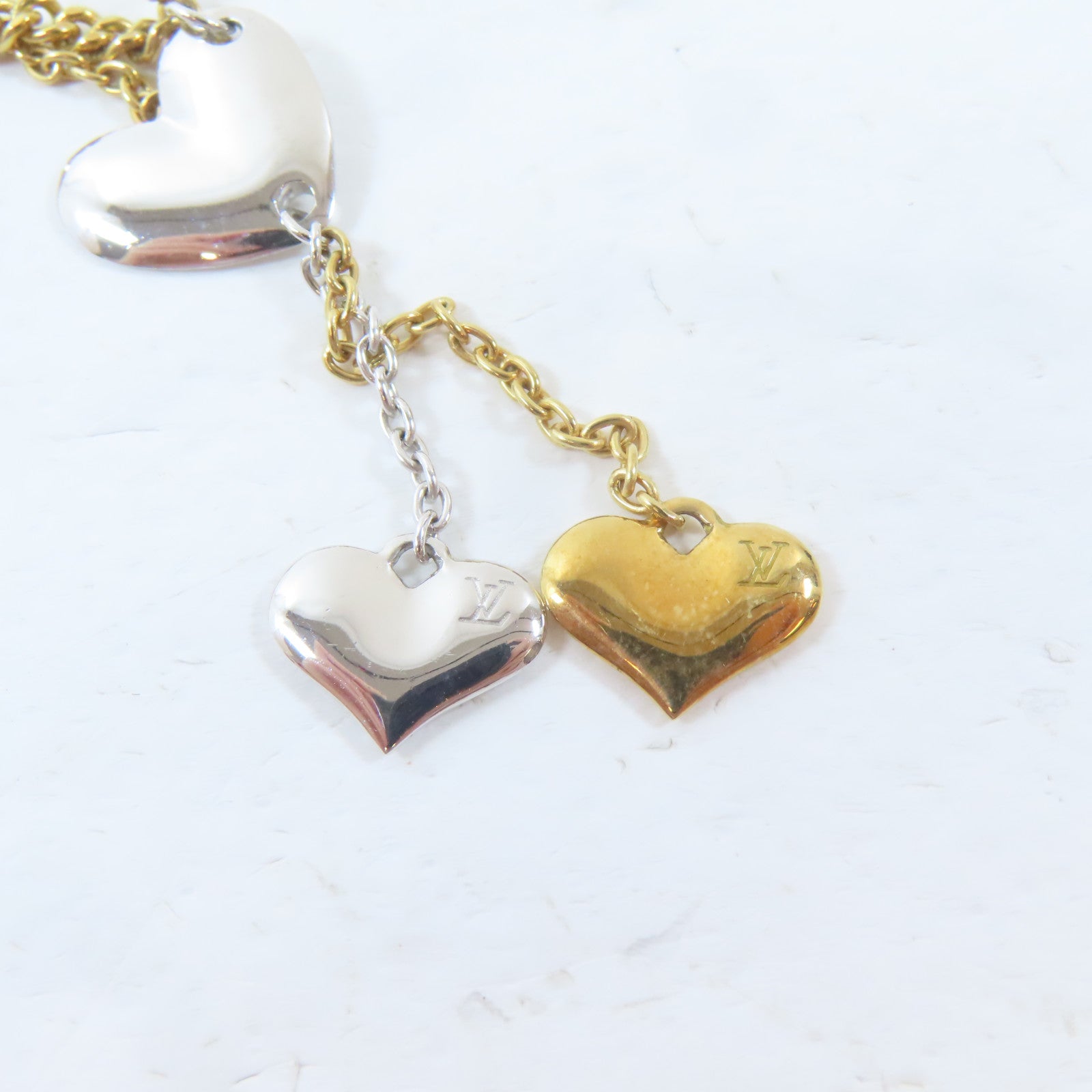 LOUIS VUITTON 18K黃金Eclair Bracelet手鏈#18cm