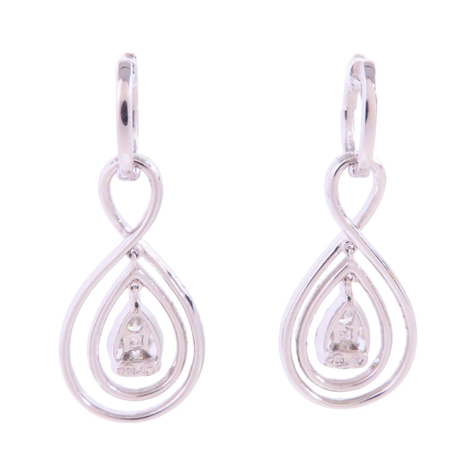 JEWELRY 【激減優惠】18K白金/鑽石Diamond Earrings耳環